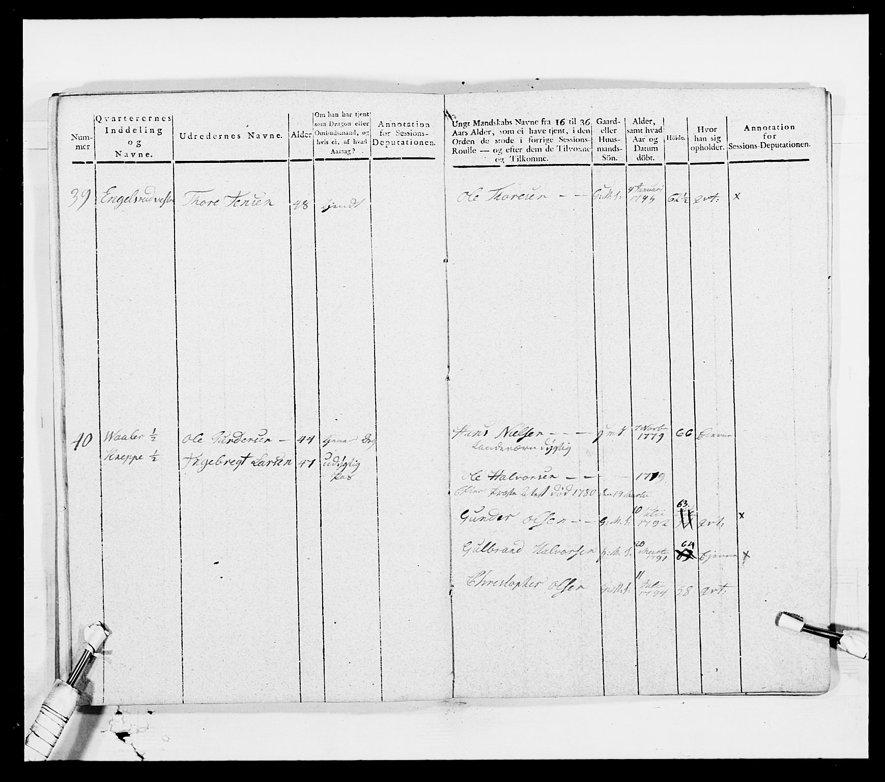 Generalitets- og kommissariatskollegiet, Det kongelige norske kommissariatskollegium, AV/RA-EA-5420/E/Eh/L0003: 1. Sønnafjelske dragonregiment, 1767-1812, p. 711