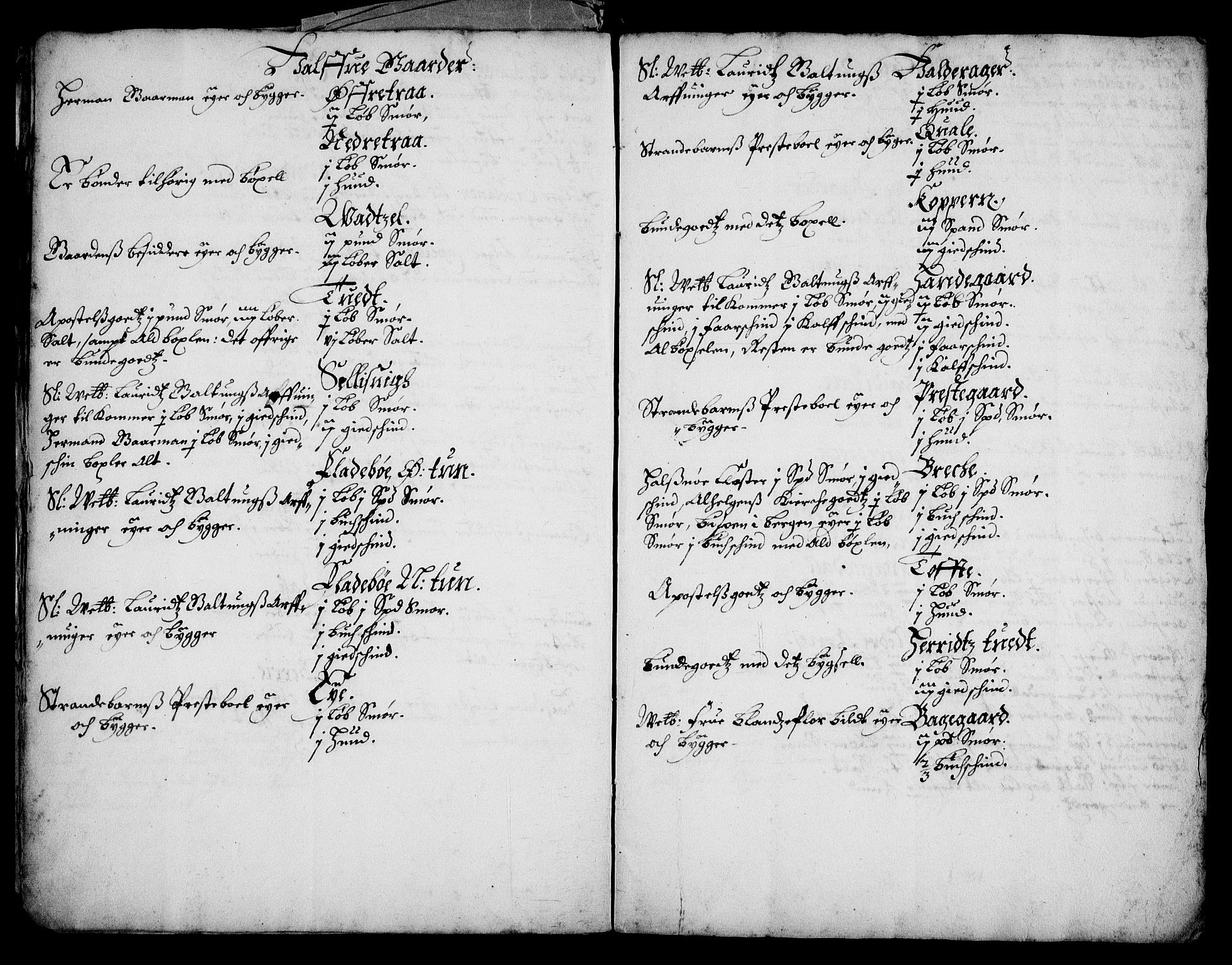 Rentekammeret inntil 1814, Realistisk ordnet avdeling, AV/RA-EA-4070/N/Na/L0004/0004: [XI i]: Forskjellige jordebøker fra 1600-tallet: / Landskyld i Hardanger len, 1664