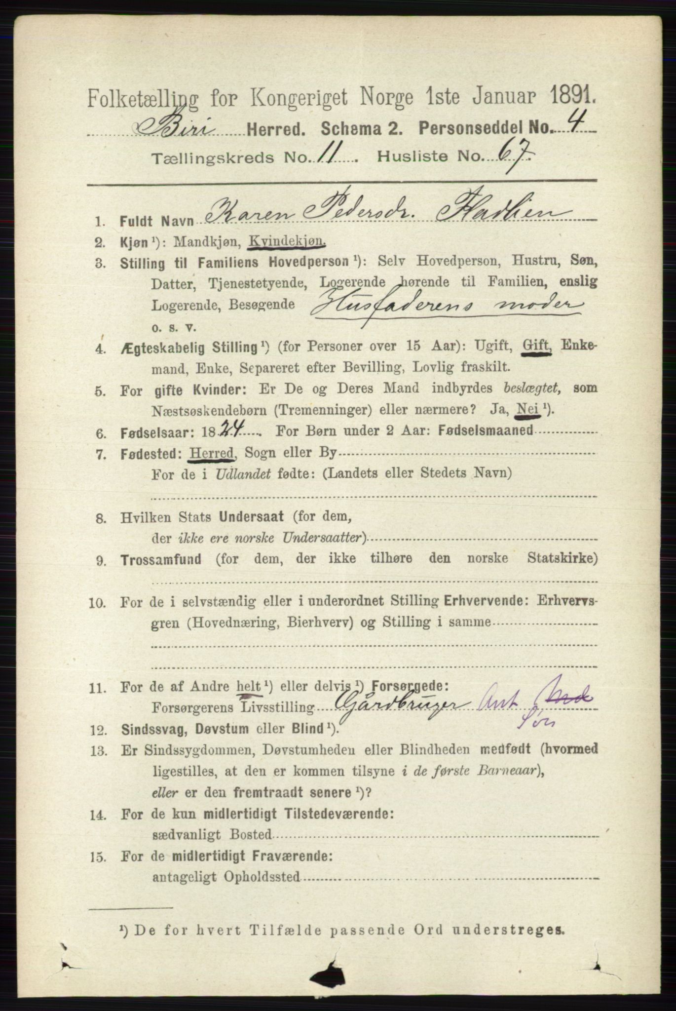 RA, 1891 census for 0525 Biri, 1891, p. 4759