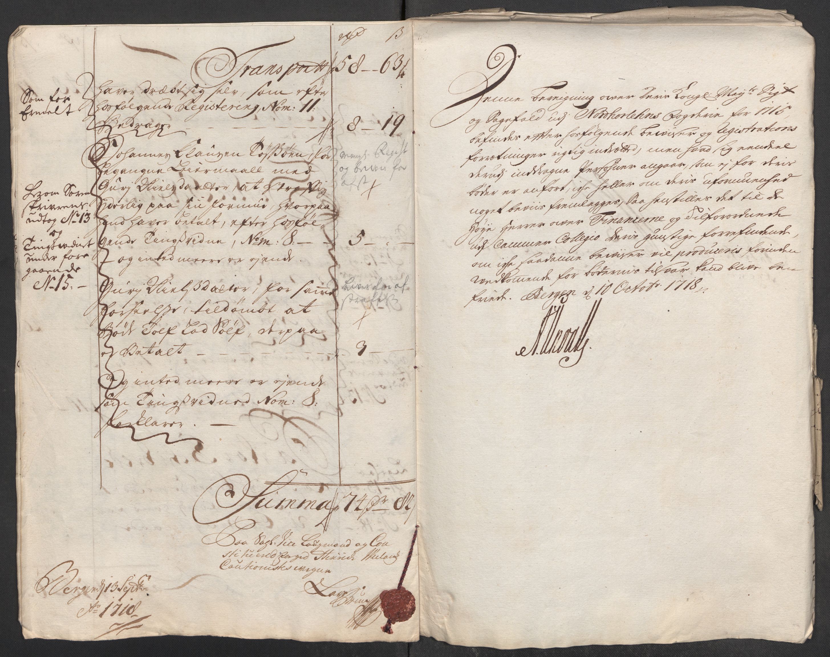 Rentekammeret inntil 1814, Reviderte regnskaper, Fogderegnskap, RA/EA-4092/R51/L3198: Fogderegnskap Nordhordland og Voss, 1715, p. 109