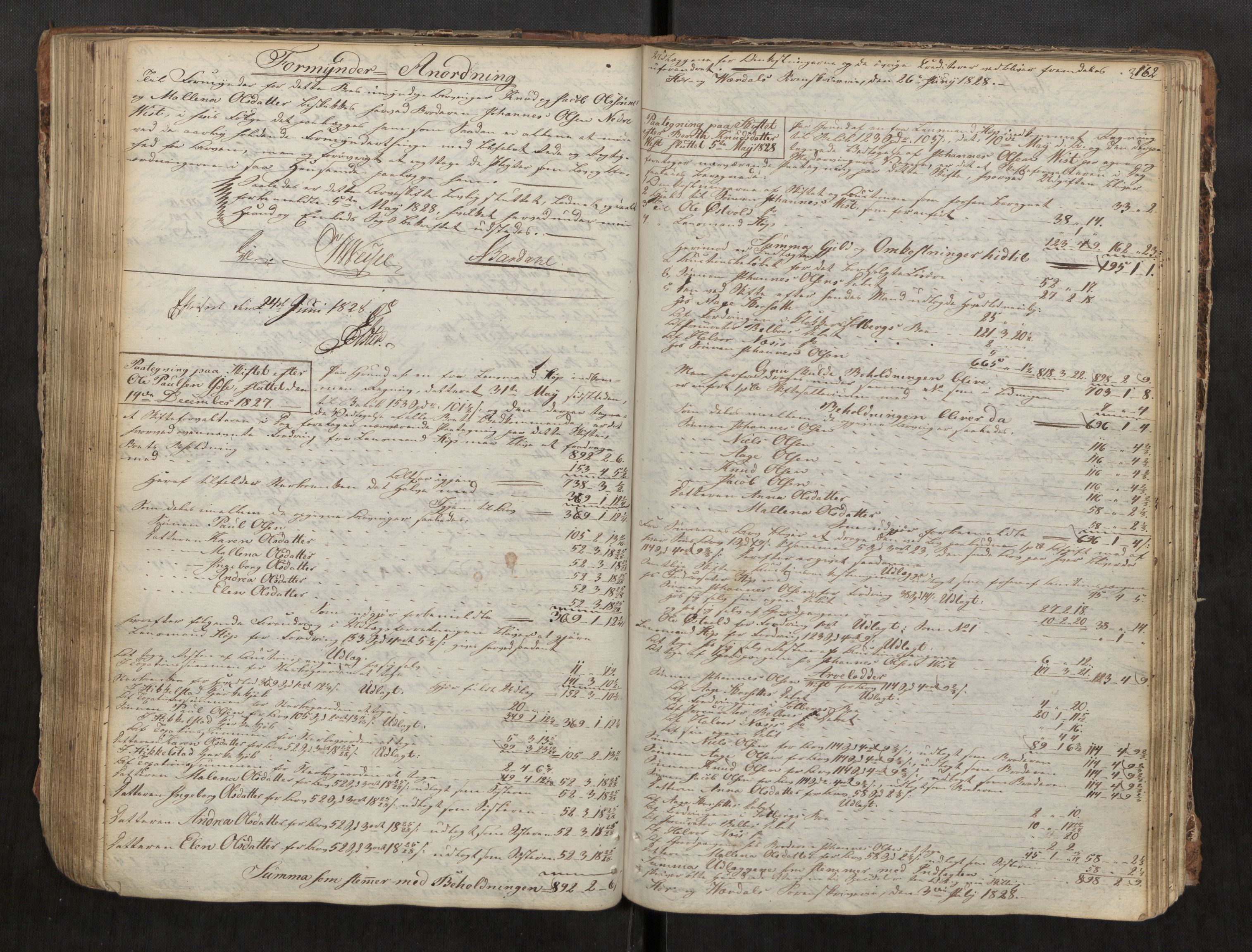 Stjør- og Verdal sorenskriveri, AV/SAT-A-4167/1/3/3A/L0037: Skifteprotokoll 32, 1818-1840, p. 162