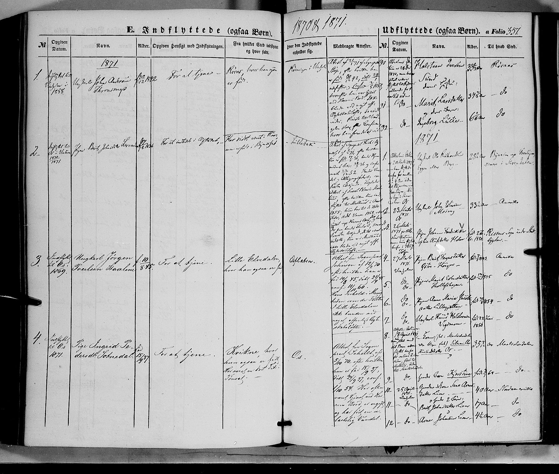 Tolga prestekontor, AV/SAH-PREST-062/K/L0006: Parish register (official) no. 6, 1852-1876, p. 357