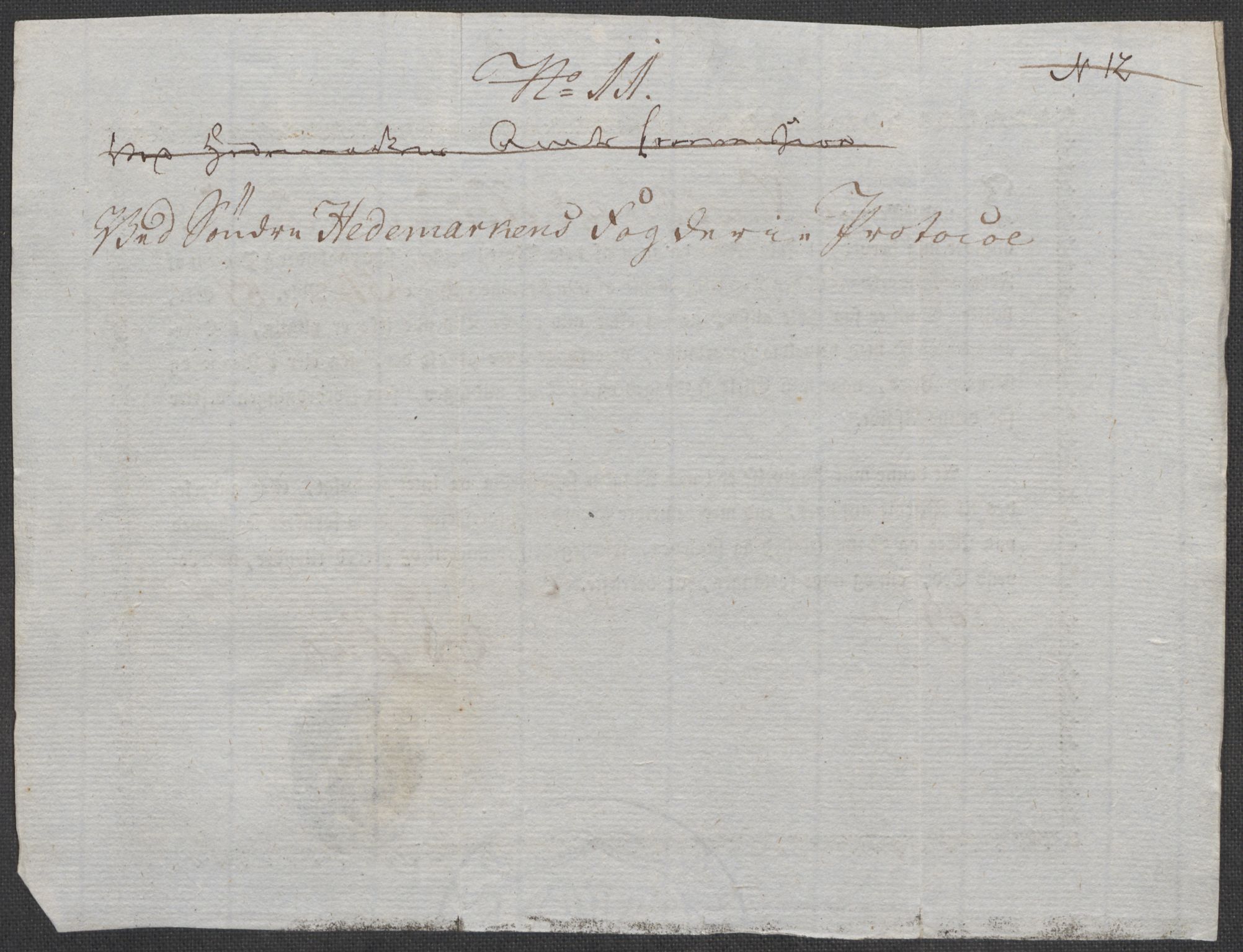 Rentekammeret inntil 1814, Reviderte regnskaper, Mindre regnskaper, AV/RA-EA-4068/Rf/Rfe/L0013: Hedmark fogderi, 1789, p. 355