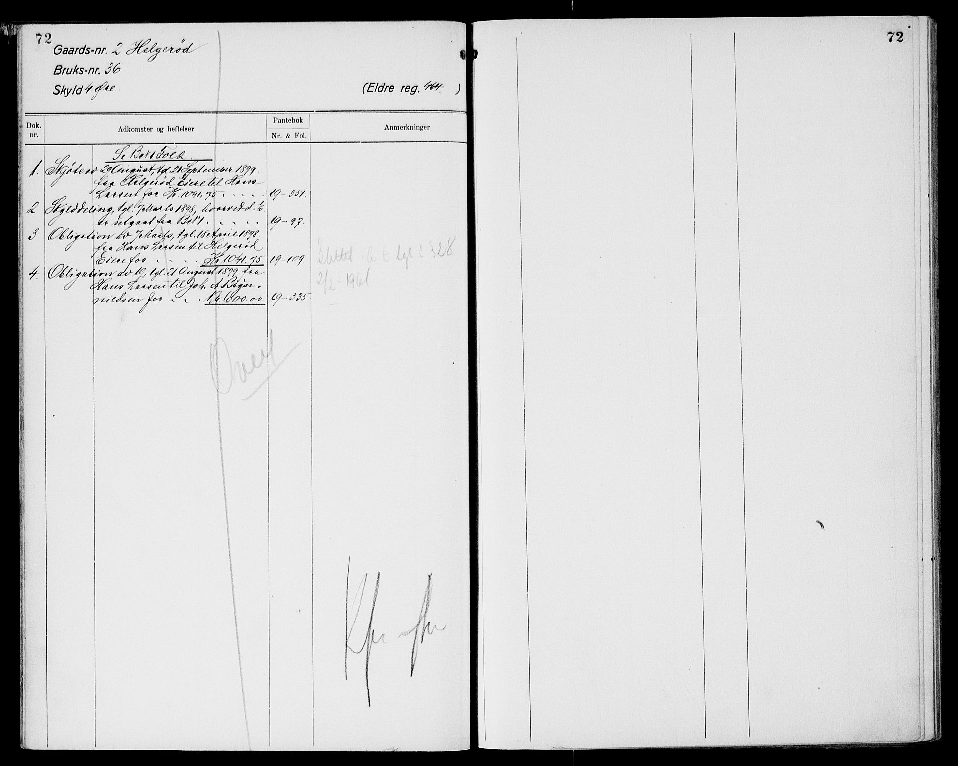 Moss sorenskriveri, AV/SAO-A-10168: Mortgage register no. XI 2, 1836-1960, p. 72