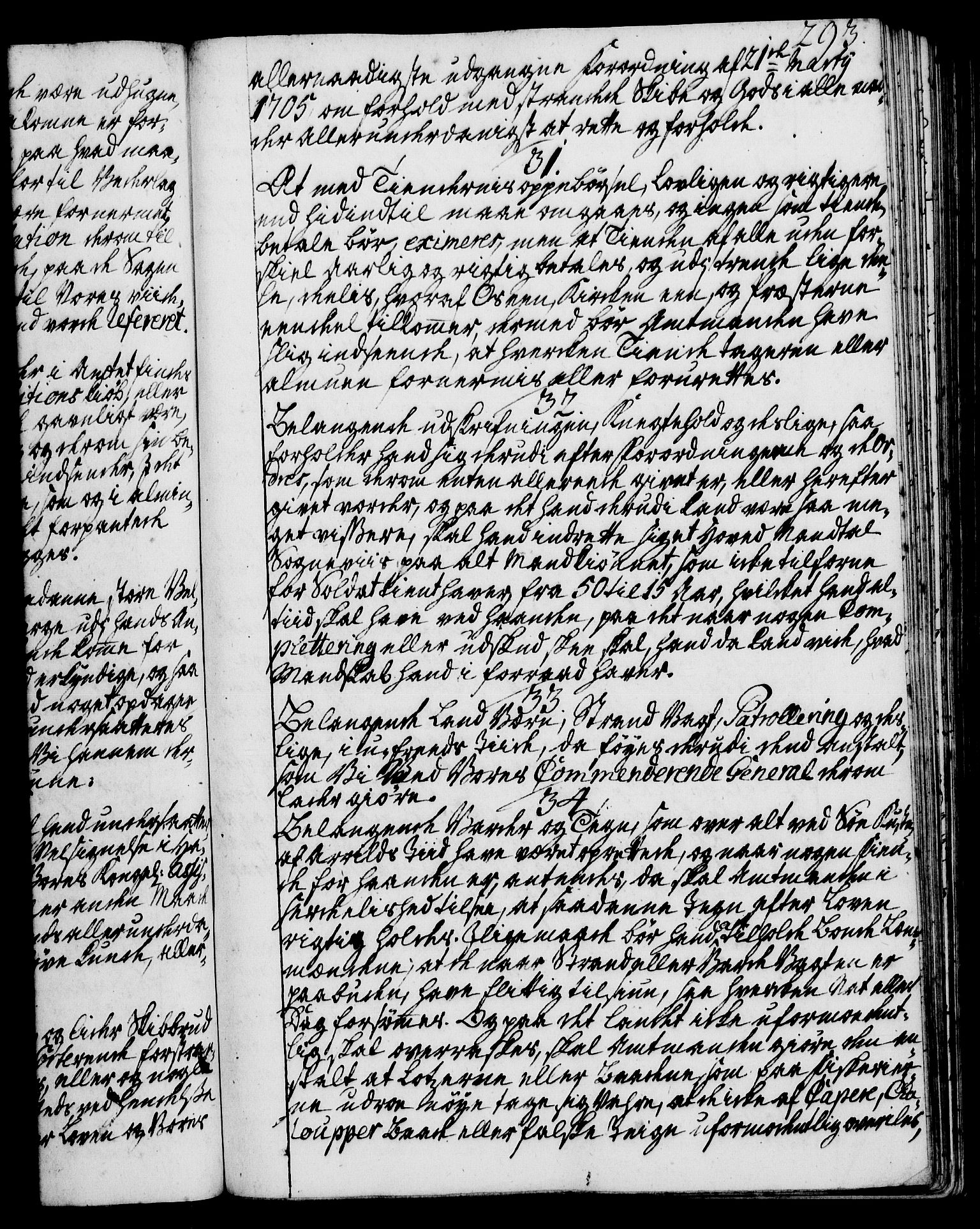 Rentekammeret, Kammerkanselliet, RA/EA-3111/G/Gg/Ggi/L0002: Norsk instruksjonsprotokoll med register (merket RK 53.35), 1729-1751, p. 293