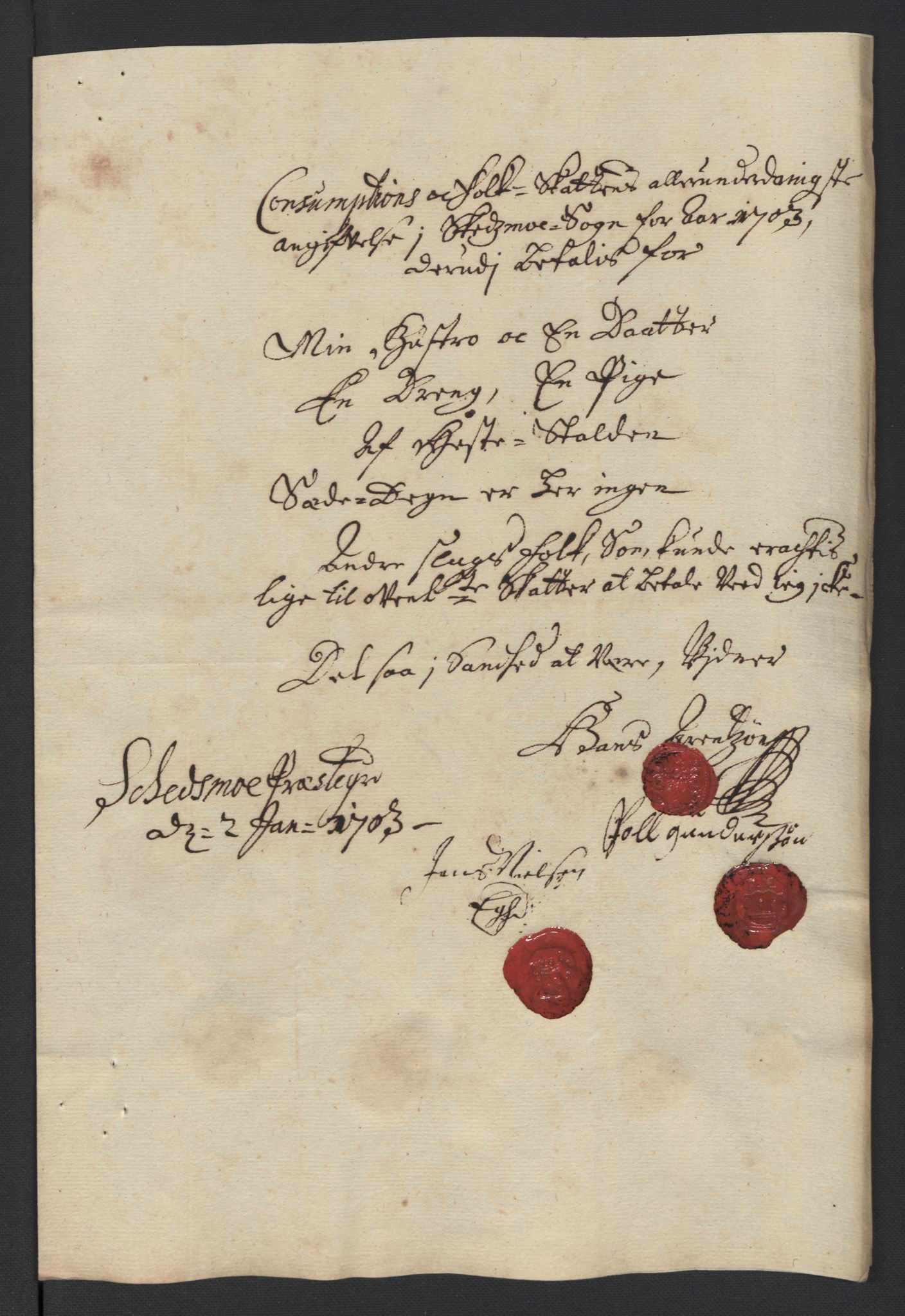 Rentekammeret inntil 1814, Reviderte regnskaper, Fogderegnskap, AV/RA-EA-4092/R11/L0586: Fogderegnskap Nedre Romerike, 1703, p. 164