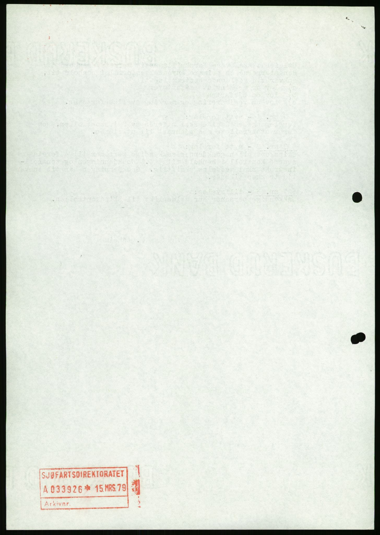 Sjøfartsdirektoratet med forløpere, generelt arkiv, AV/RA-S-1407/D/Du/Duc/L0642/0001: Skipskontrollen - Forskrifter / Forskrift om utleiebåter (2 mapper), 1978-1987, p. 316