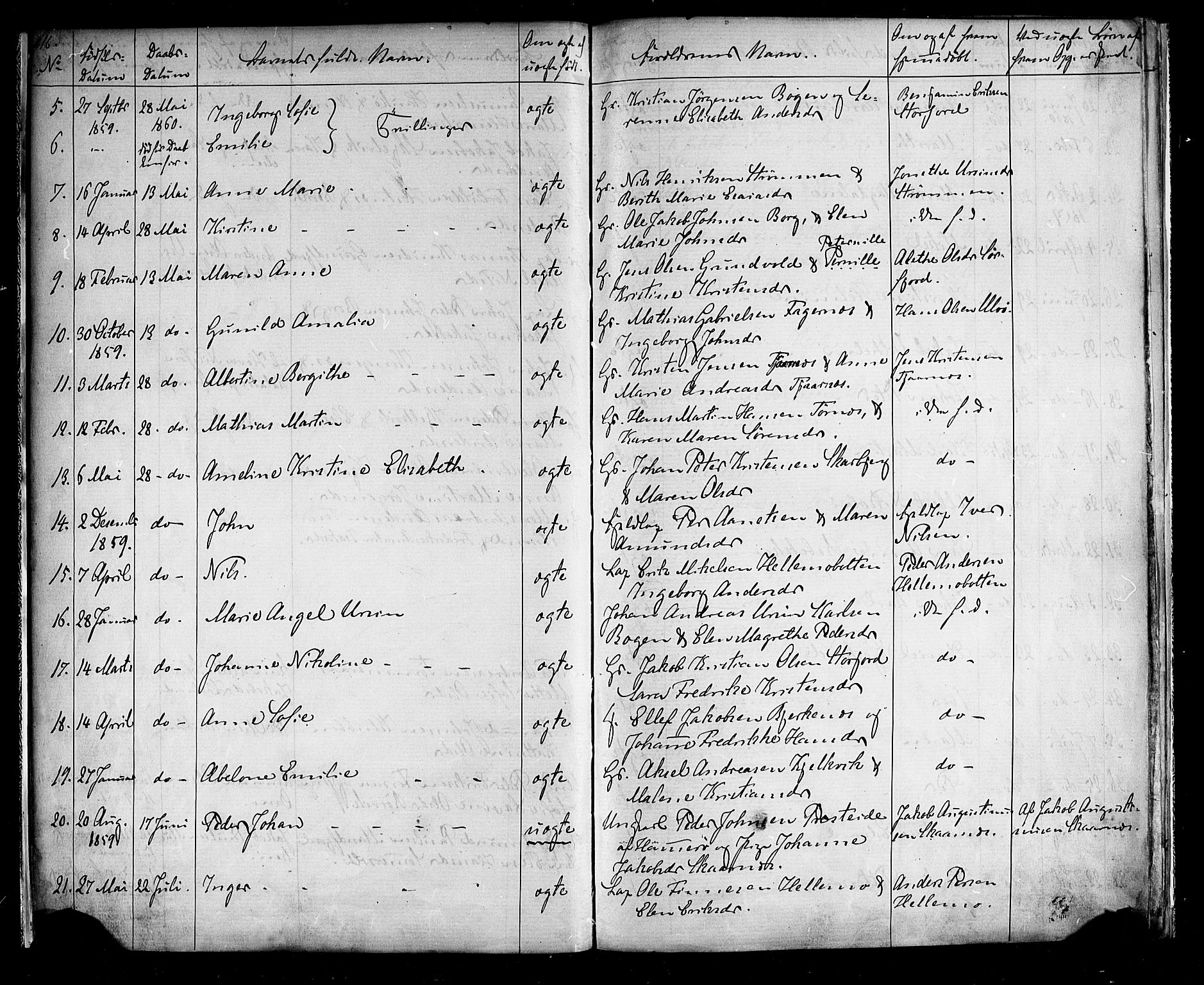 Ministerialprotokoller, klokkerbøker og fødselsregistre - Nordland, AV/SAT-A-1459/861/L0866: Parish register (official) no. 861A01, 1854-1864