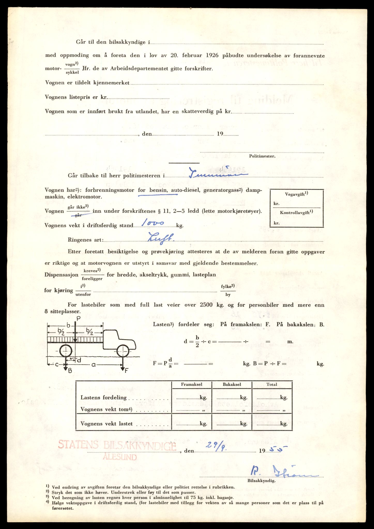 Møre og Romsdal vegkontor - Ålesund trafikkstasjon, SAT/A-4099/F/Fe/L0049: Registreringskort for kjøretøy T 14864 - T 18613, 1927-1998, p. 1266