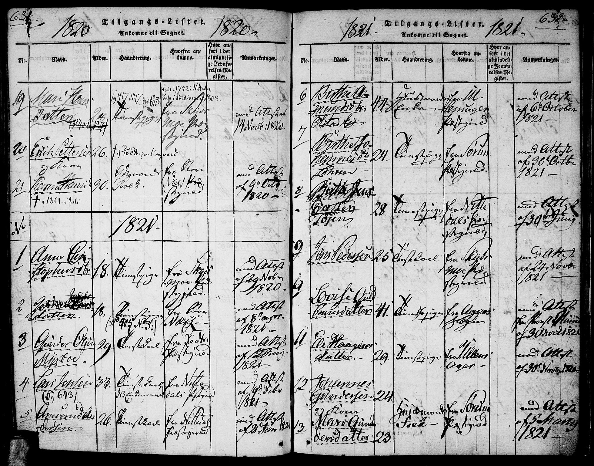 Gjerdrum prestekontor Kirkebøker, SAO/A-10412b/G/Ga/L0001: Parish register (copy) no. I 1, 1816-1837, p. 631-632