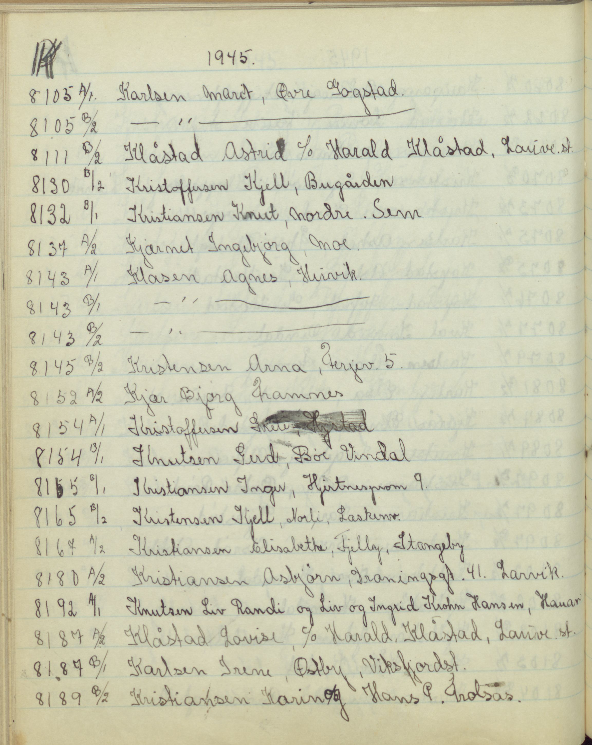 Pa 1494 - Jørgensen, Antonius. Fotograf, VEMU/A-2760/F/Fb, 1927-1984, p. 4568