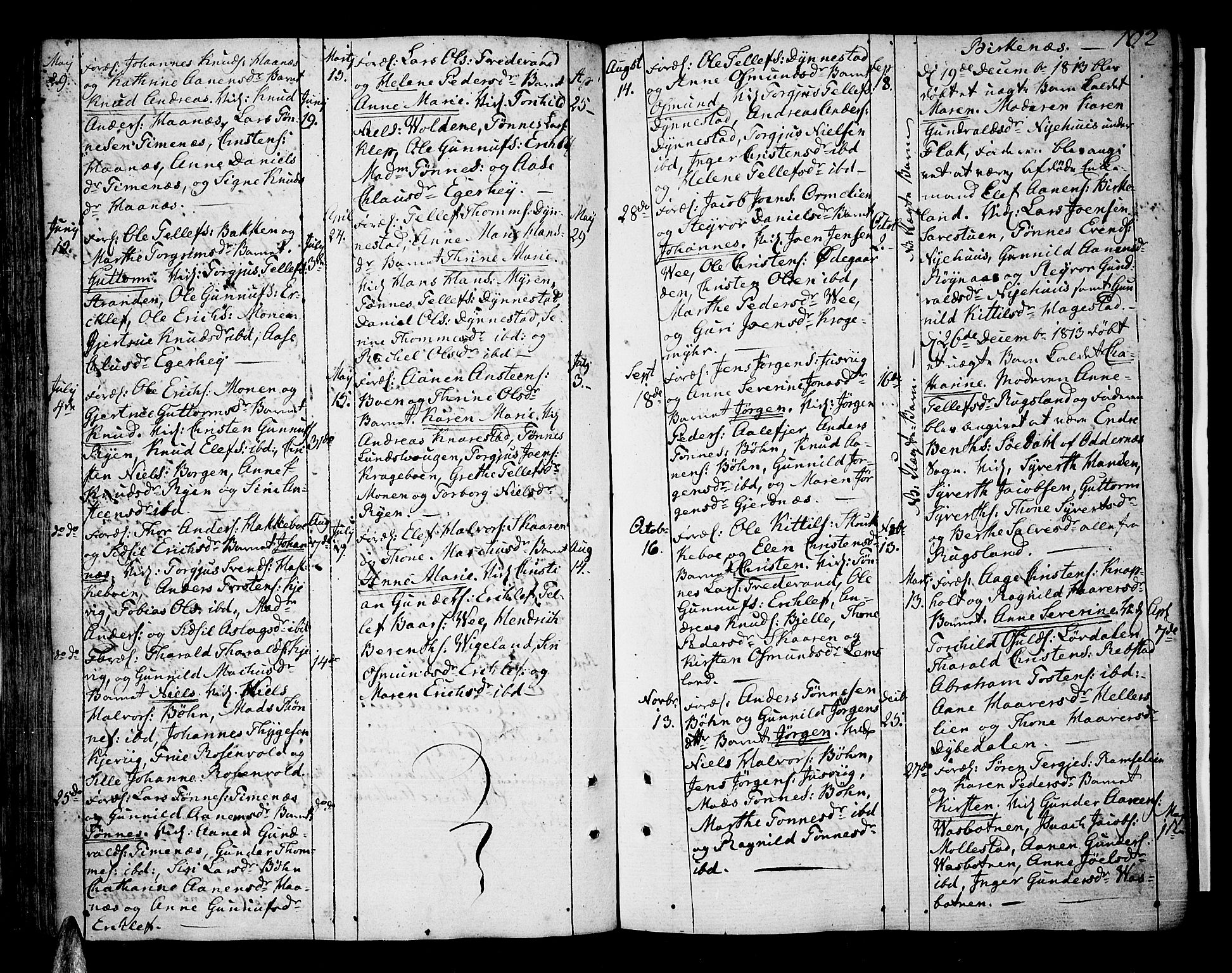Tveit sokneprestkontor, AV/SAK-1111-0043/F/Fa/L0001: Parish register (official) no. A 1, 1794-1819, p. 102