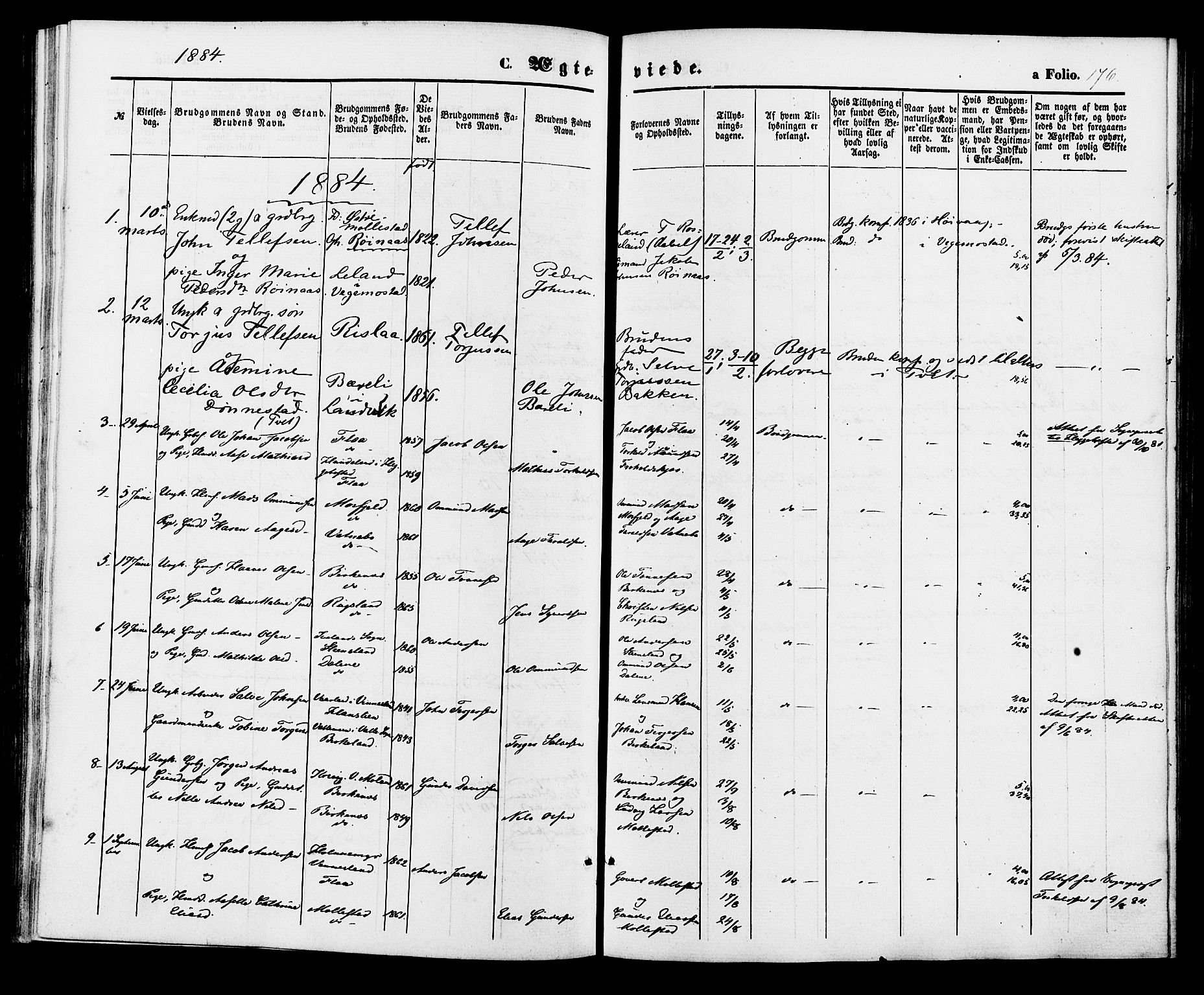 Birkenes sokneprestkontor, AV/SAK-1111-0004/F/Fa/L0004: Parish register (official) no. A 4, 1867-1886, p. 177