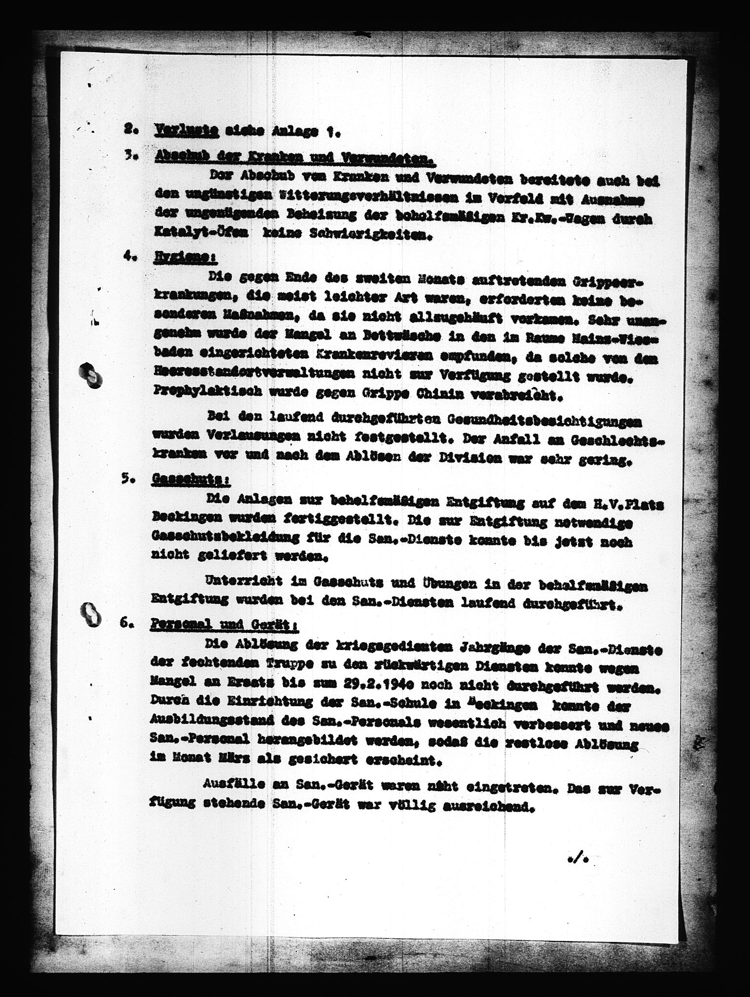 Documents Section, AV/RA-RAFA-2200/V/L0088: Amerikansk mikrofilm "Captured German Documents".
Box No. 727.  FKA jnr. 601/1954., 1939-1940, p. 466