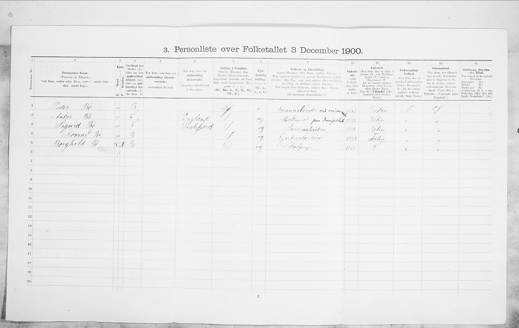 SAO, 1900 census for Kristiania, 1900, p. 87568