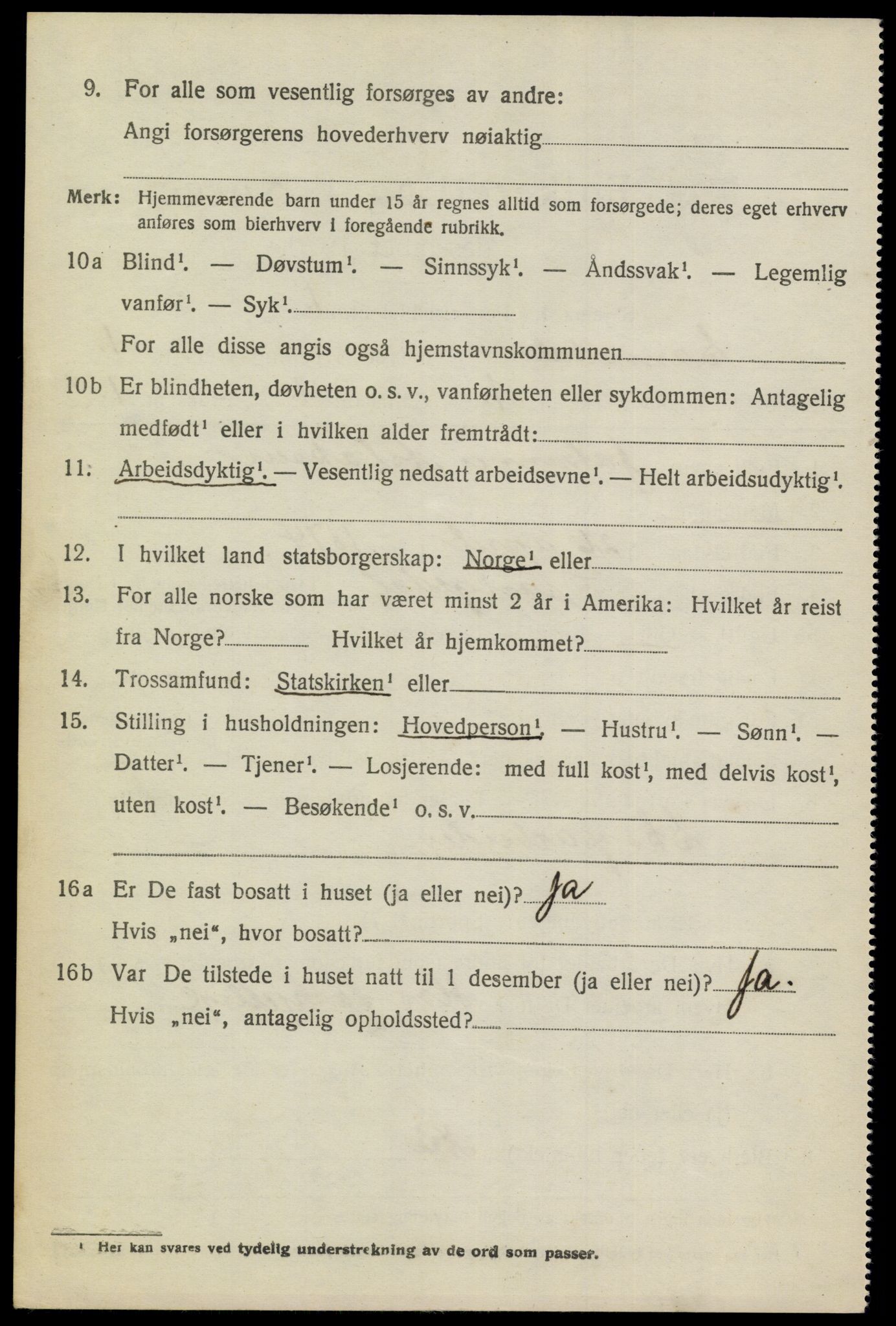 SAKO, 1920 census for Sannidal, 1920, p. 1028