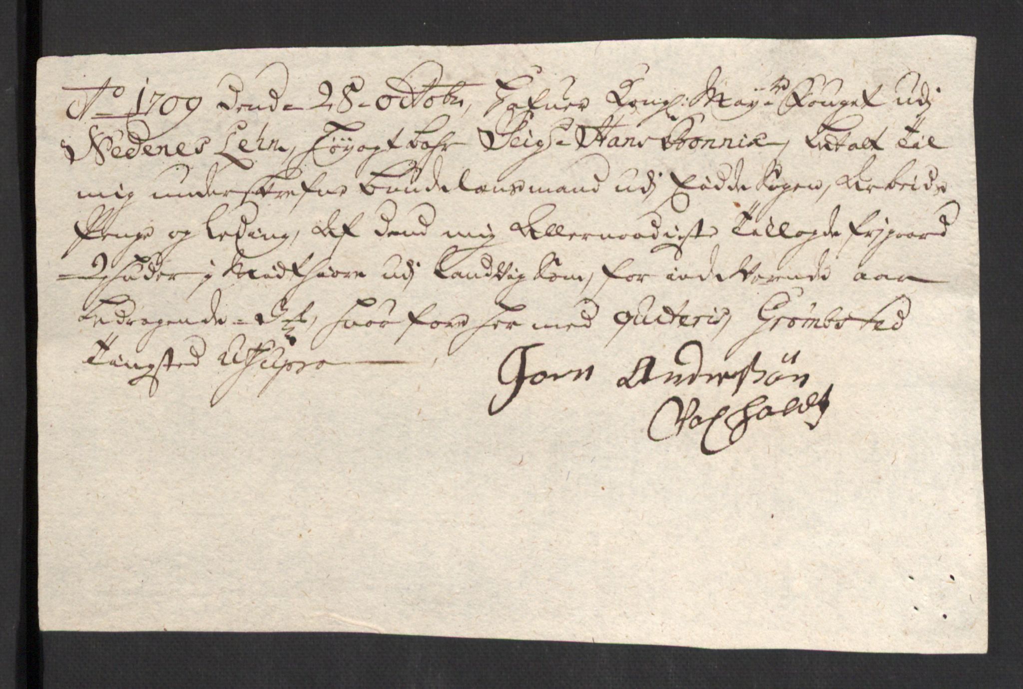 Rentekammeret inntil 1814, Reviderte regnskaper, Fogderegnskap, AV/RA-EA-4092/R39/L2318: Fogderegnskap Nedenes, 1706-1709, p. 504