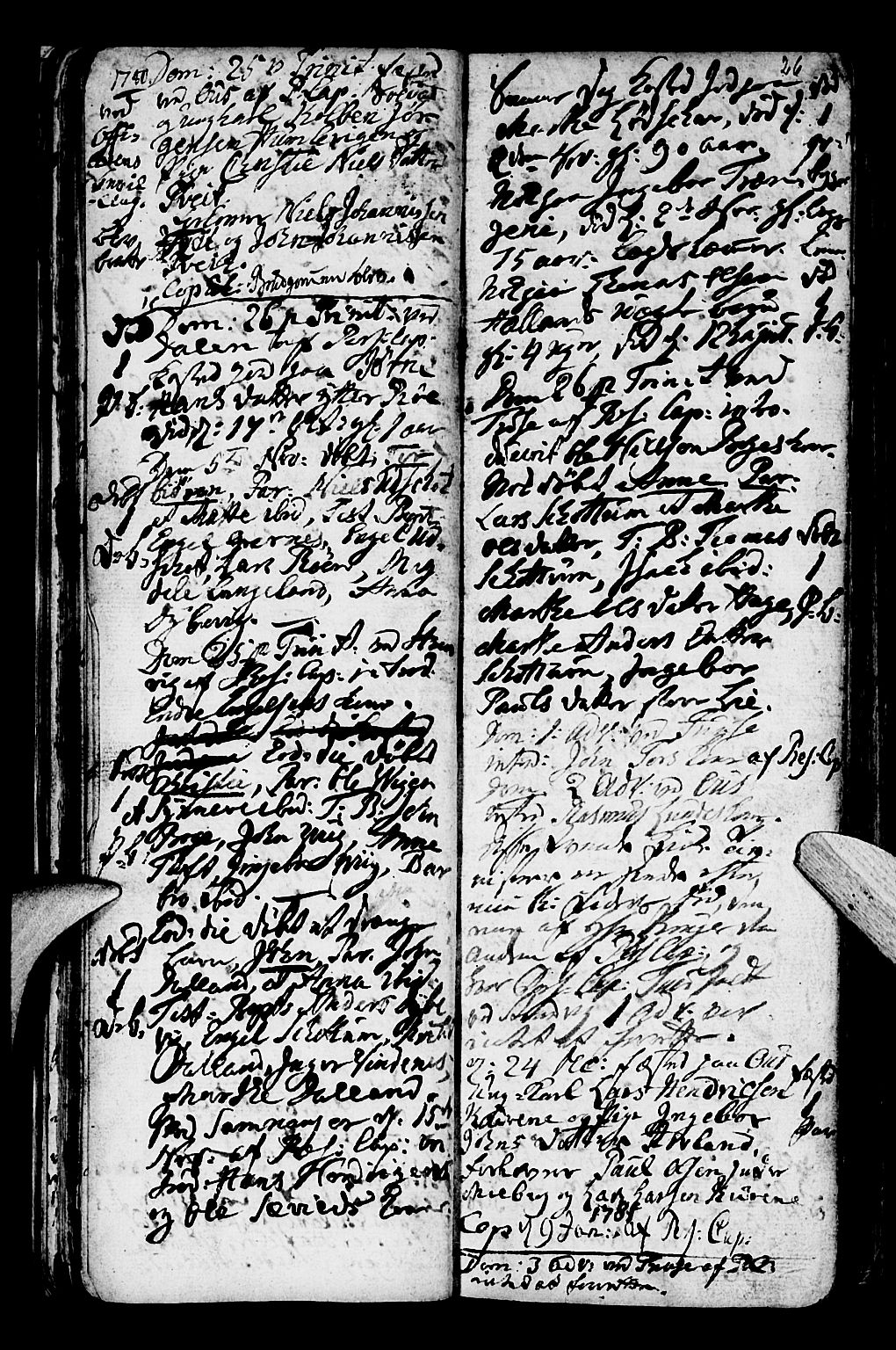 Os sokneprestembete, AV/SAB-A-99929: Parish register (official) no. A 10, 1779-1788, p. 26