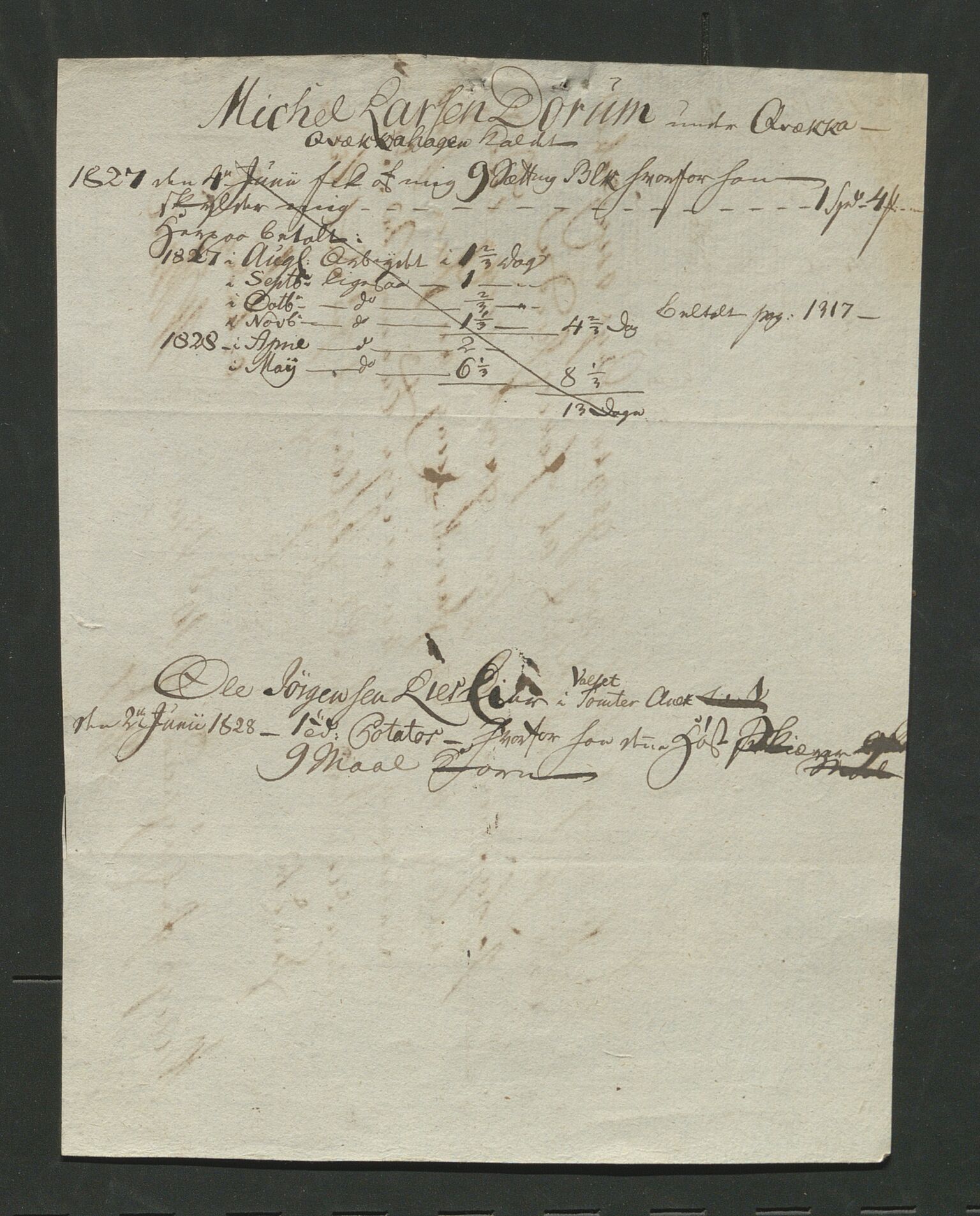 Åker i Vang, Hedmark, og familien Todderud, AV/SAH-ARK-010/E/Ea/L0002: Korrespondanse ordnet kronologisk, 1773-1837, p. 230