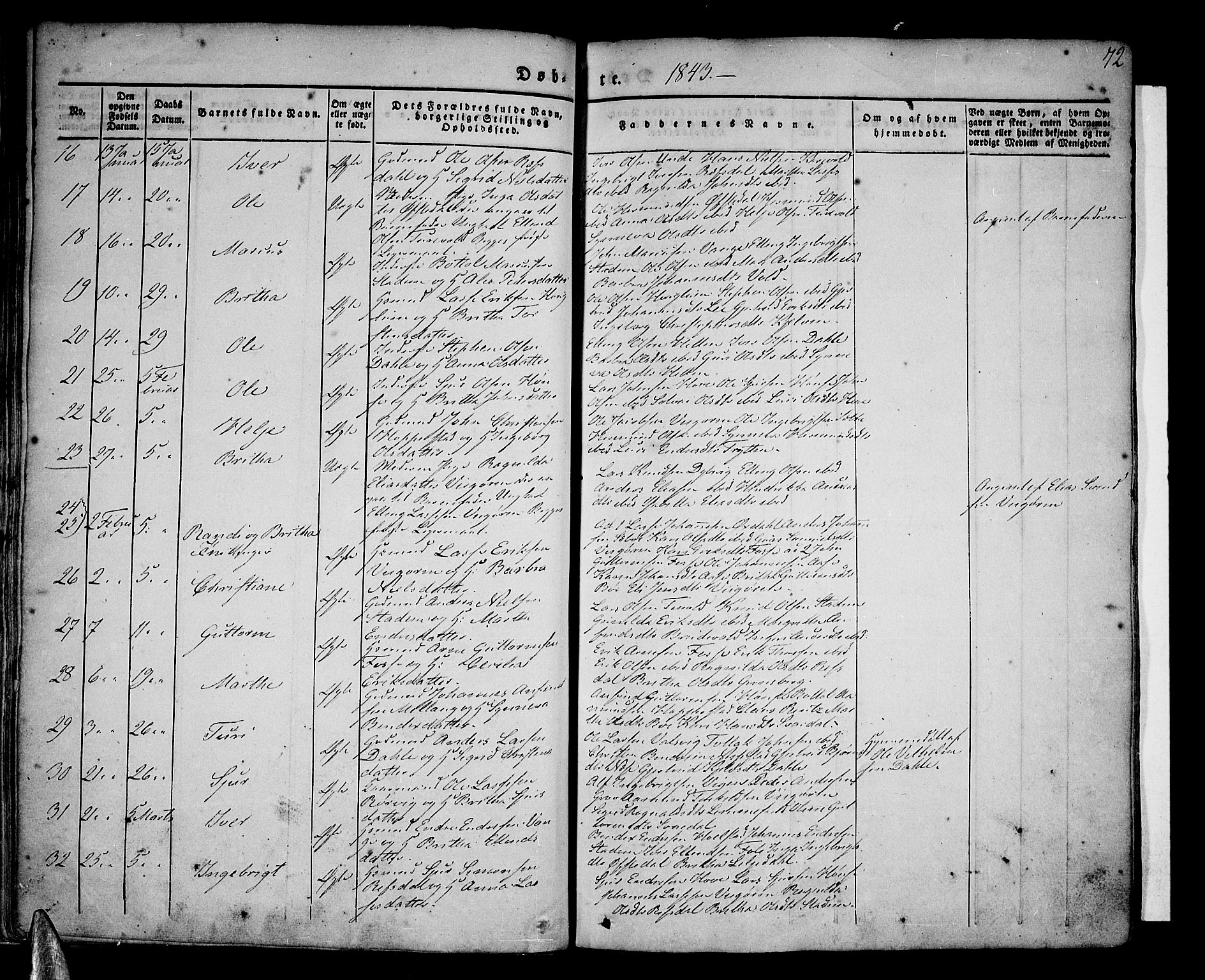 Vik sokneprestembete, AV/SAB-A-81501/H/Haa/Haaa/L0007: Parish register (official) no. A 7, 1831-1845, p. 72