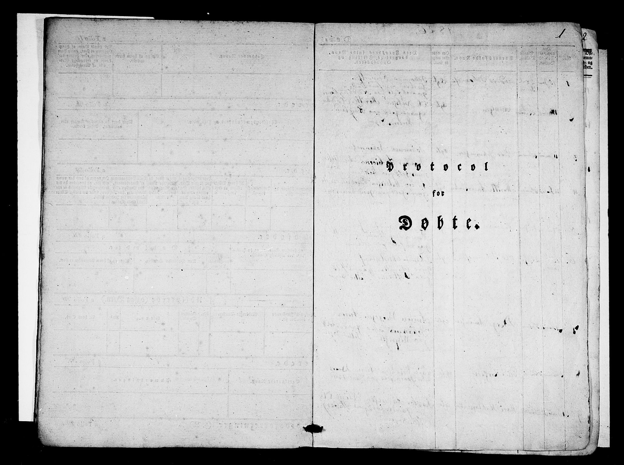 Stord sokneprestembete, SAB/A-78201/H/Haa: Parish register (official) no. A 6, 1826-1840, p. 1