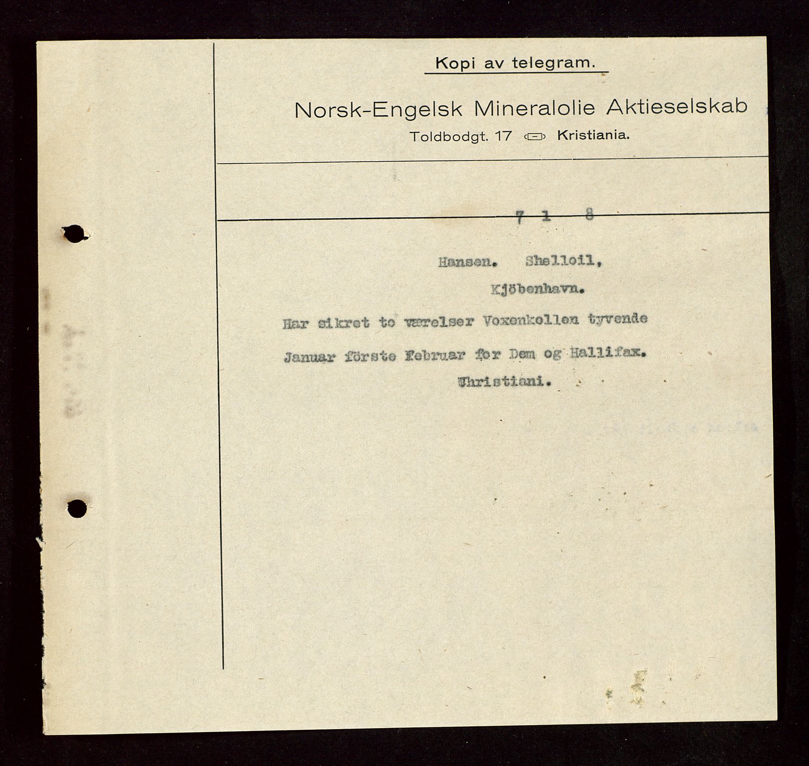 Pa 1521 - A/S Norske Shell, SAST/A-101915/E/Ea/Eaa/L0004: Sjefskorrespondanse, 1918, p. 214