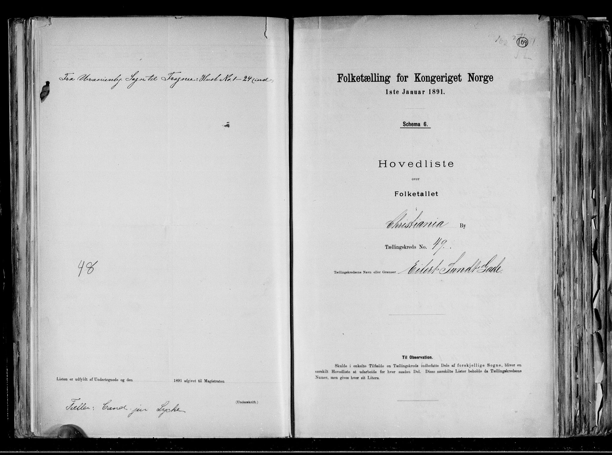 RA, 1891 census for 0301 Kristiania, 1891, p. 27943