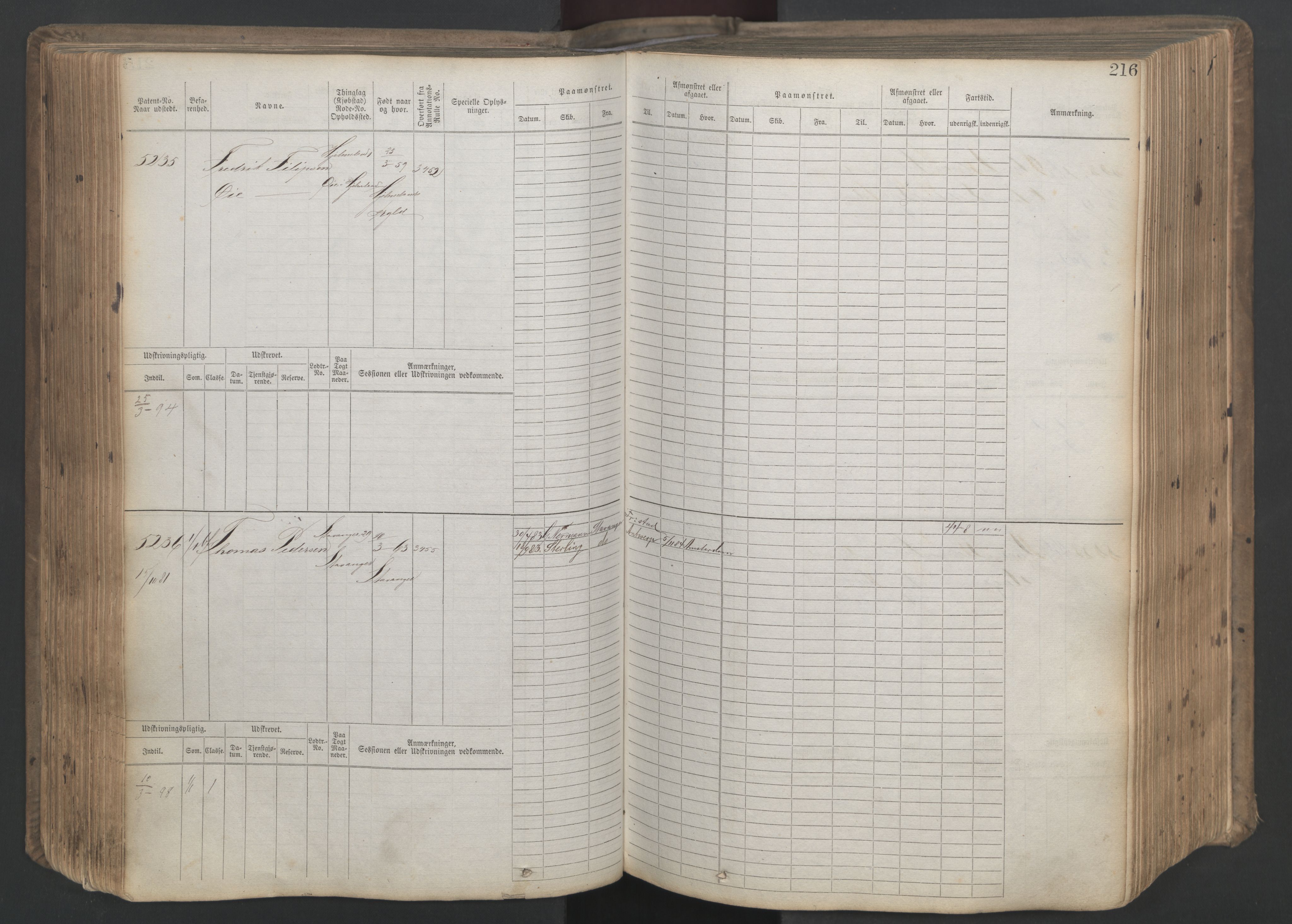 Stavanger sjømannskontor, AV/SAST-A-102006/F/Fb/Fbb/L0020: Sjøfartshovedrulle patnentnr. 4803-6004 (dublett), 1879, p. 221