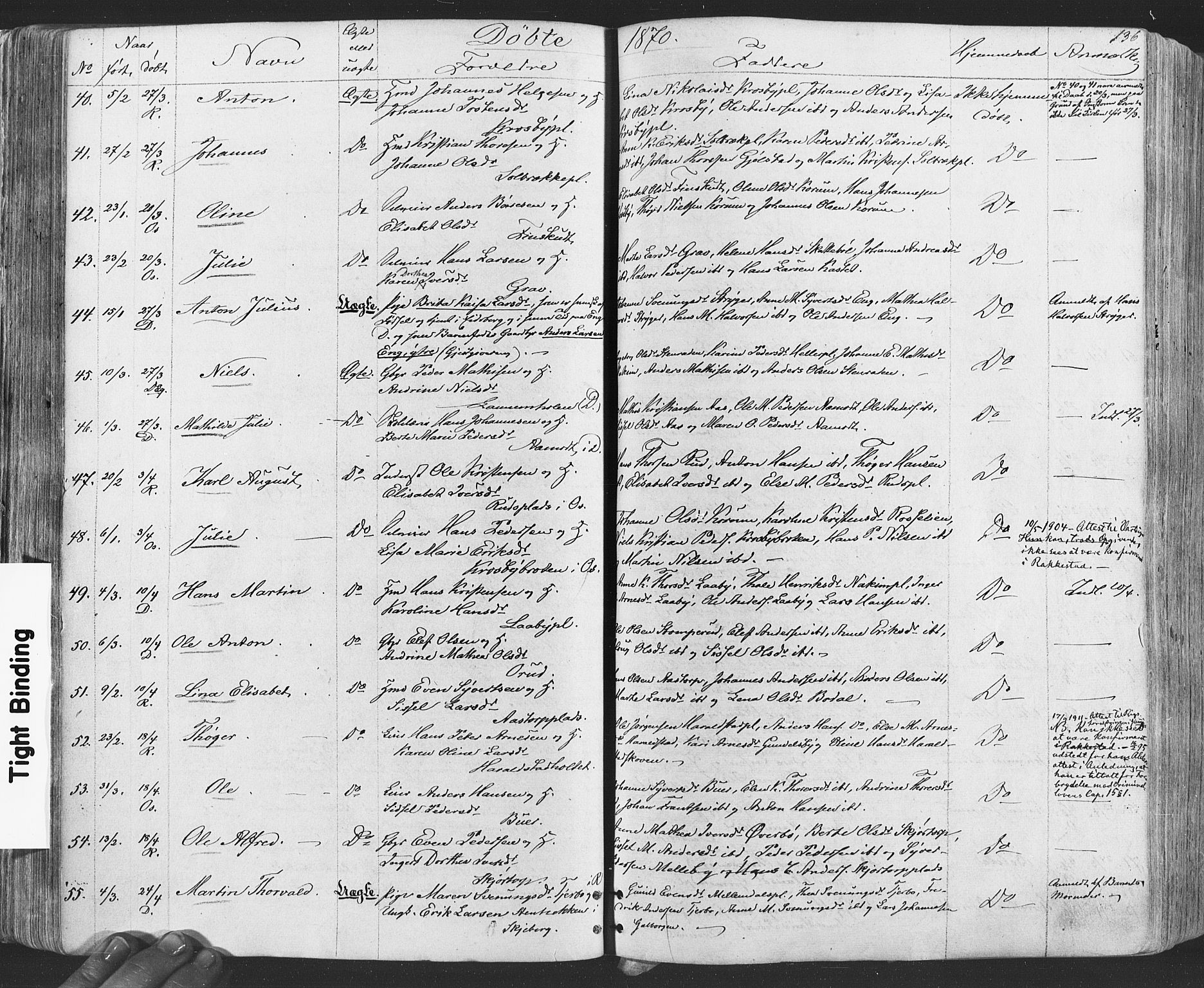 Rakkestad prestekontor Kirkebøker, AV/SAO-A-2008/F/Fa/L0011: Parish register (official) no. I 11, 1862-1877, p. 136