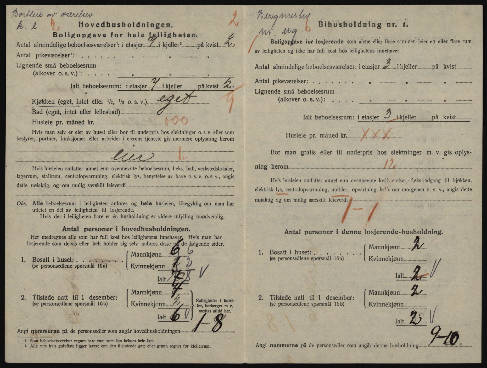 SATØ, 1920 census for Tromsø, 1920, p. 4100