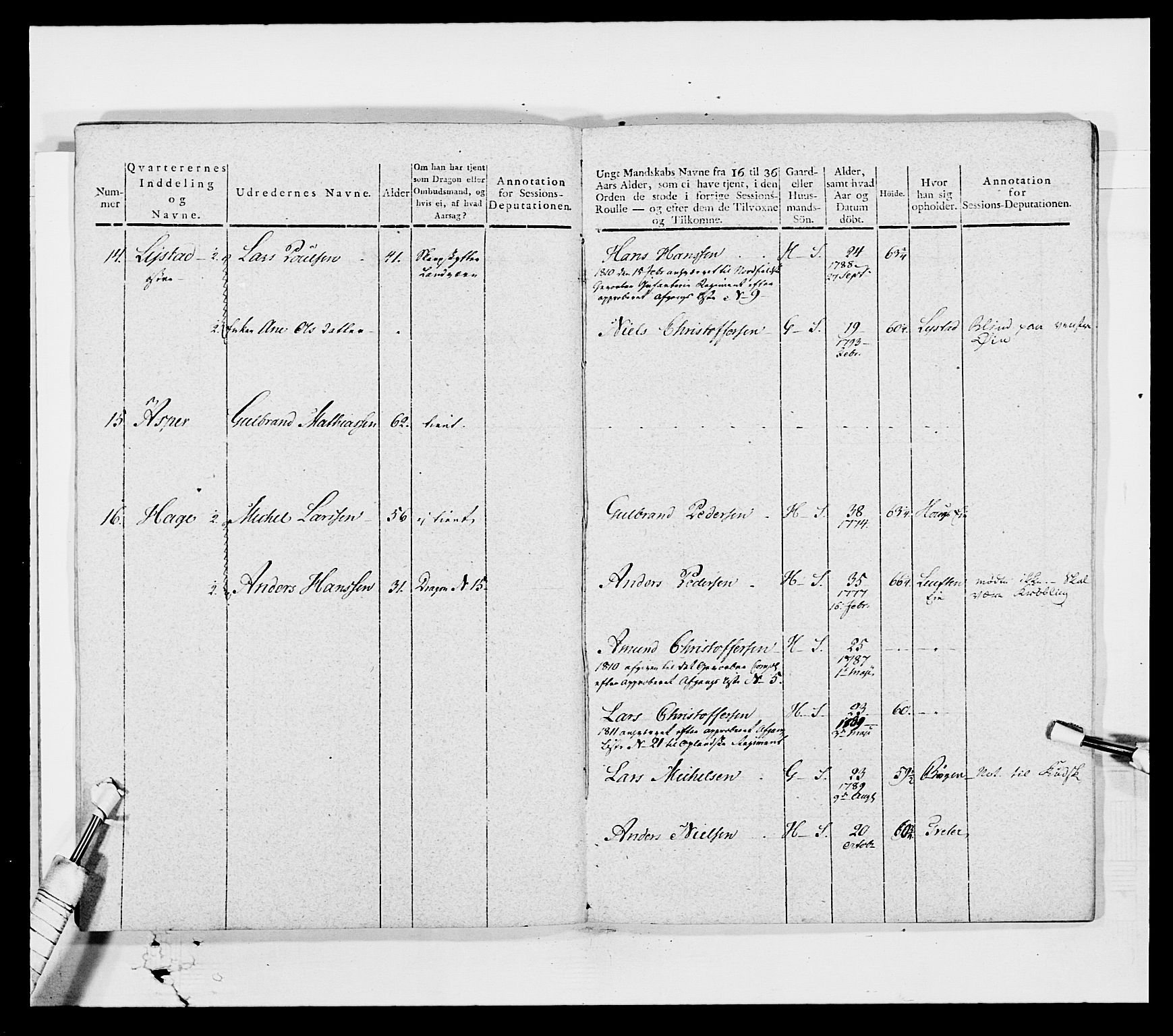 Generalitets- og kommissariatskollegiet, Det kongelige norske kommissariatskollegium, AV/RA-EA-5420/E/Eh/L0003: 1. Sønnafjelske dragonregiment, 1767-1812, p. 658