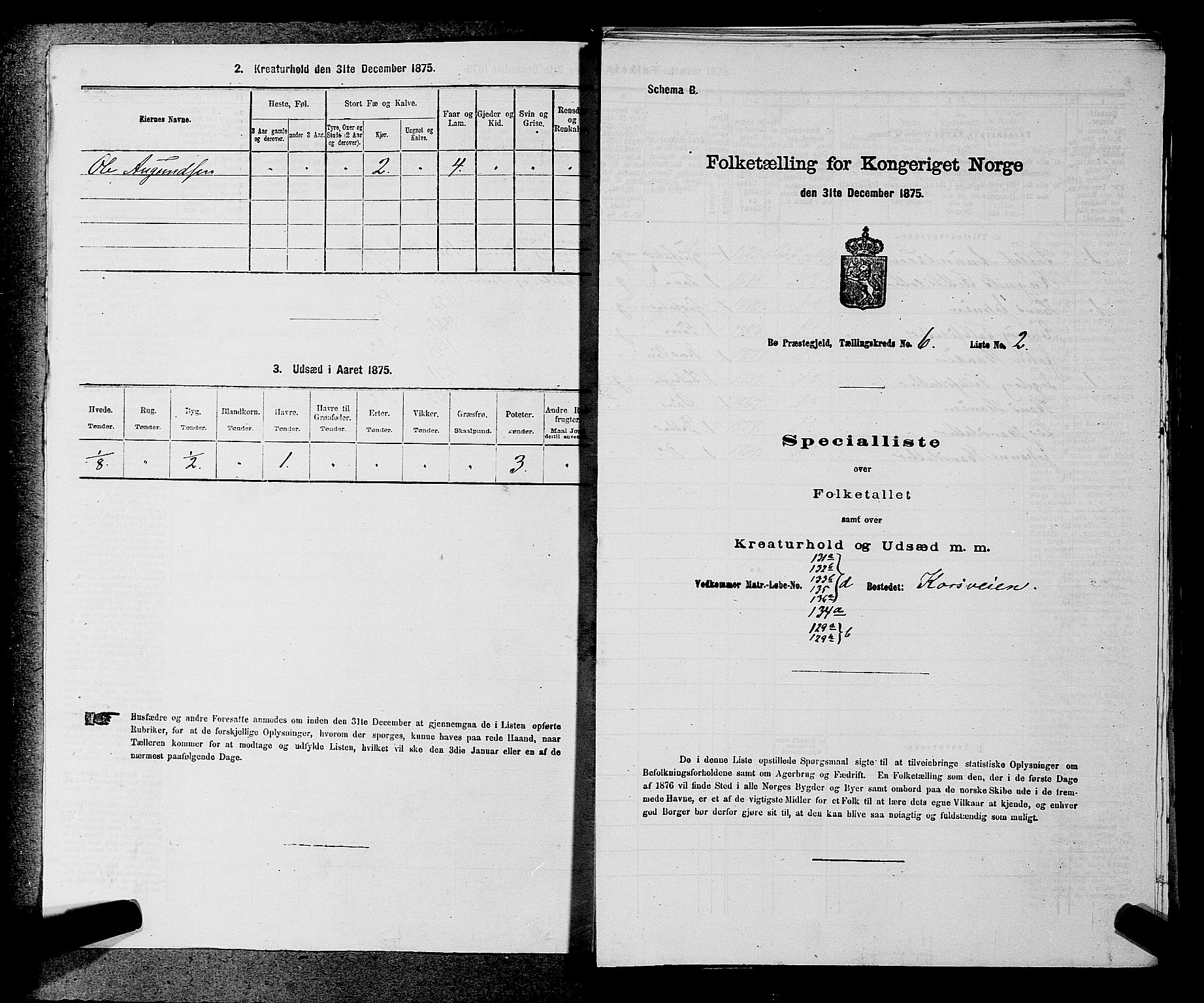 SAKO, 1875 census for 0821P Bø, 1875, p. 786