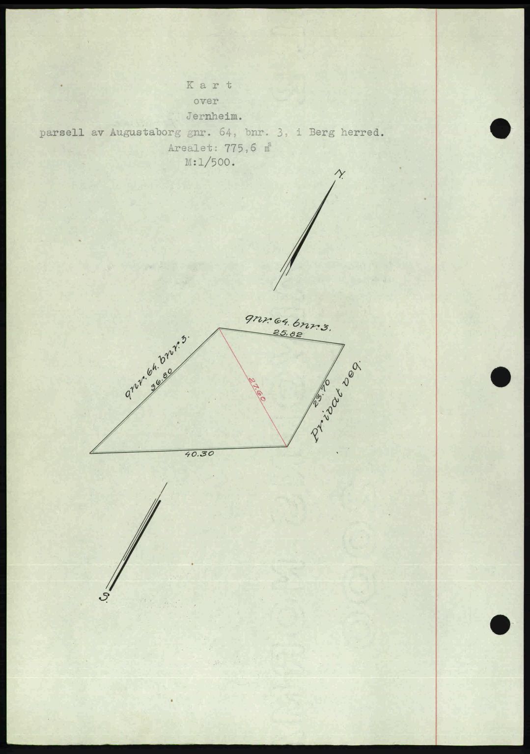 Idd og Marker sorenskriveri, AV/SAO-A-10283/G/Gb/Gbb/L0013: Mortgage book no. A13, 1949-1950, Diary no: : 1785/1949