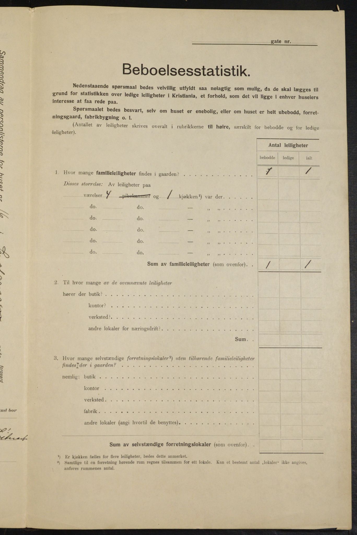 OBA, Municipal Census 1915 for Kristiania, 1915, p. 96967