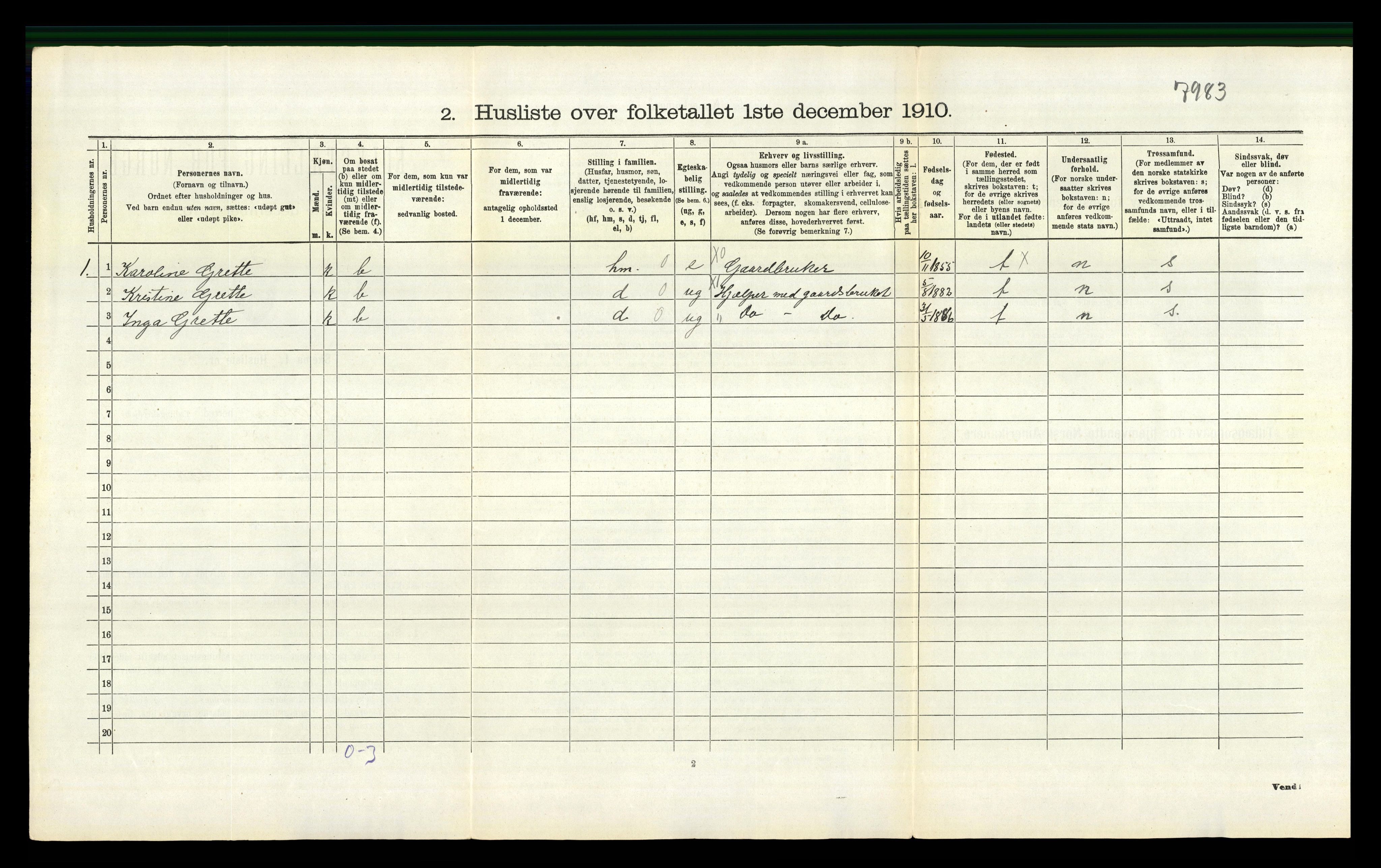 RA, 1910 census for Røyken, 1910, p. 576