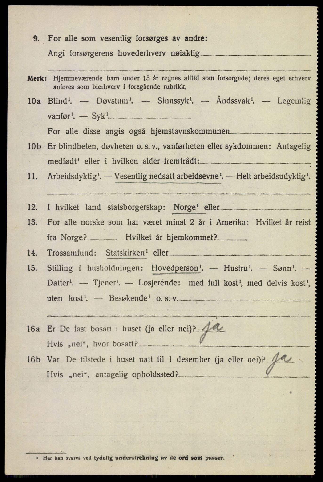 SAKO, 1920 census for Sauherad, 1920, p. 7146