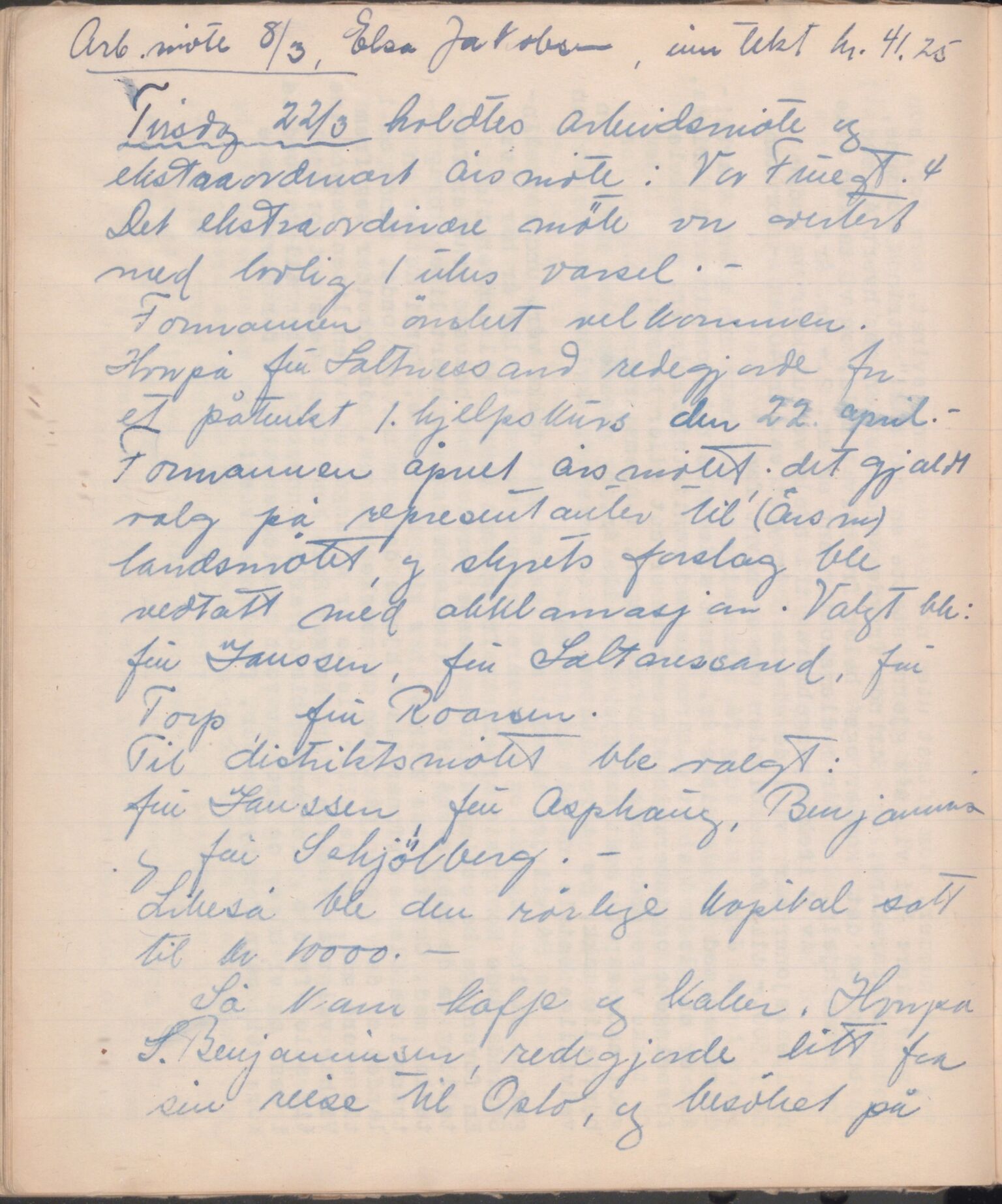 Trondheim Røde Kors, TRKO/PA-1204/A/Ab/L0004: Dagbok for Strinda Røde Kors, 1926-1952, p. 447