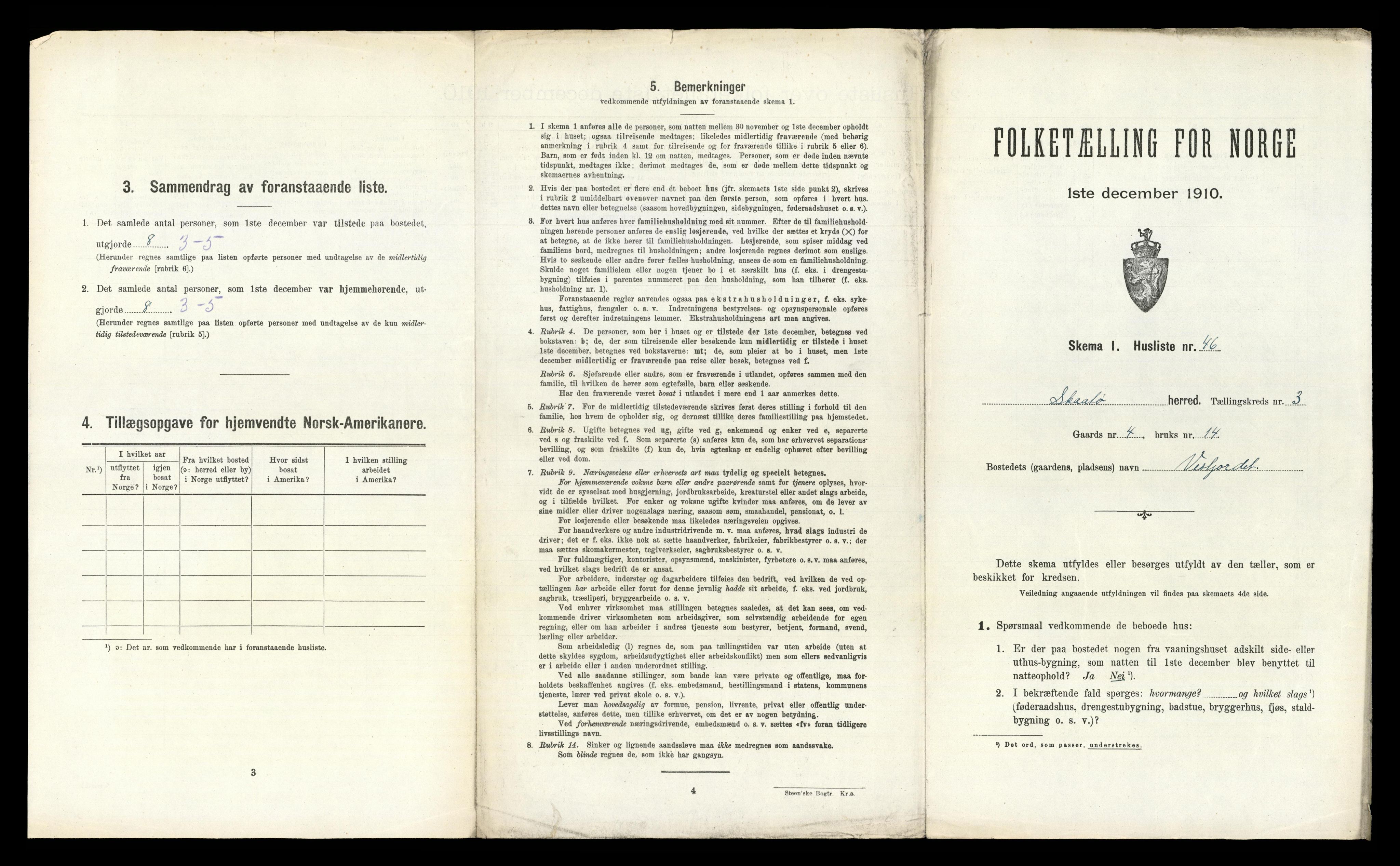 RA, 1910 census for Skåtøy, 1910, p. 331