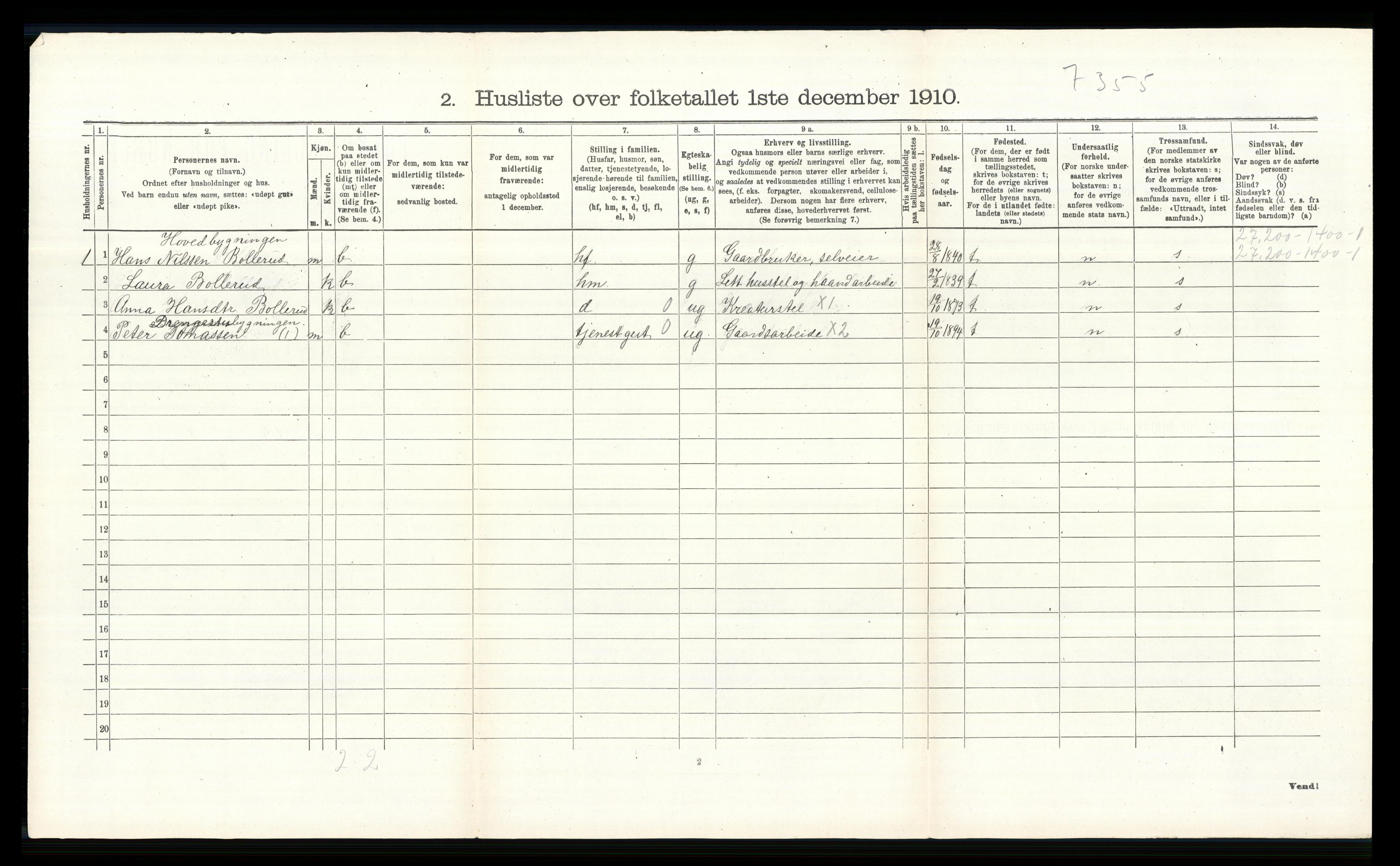 RA, 1910 census for Øvre Eiker, 1910, p. 846