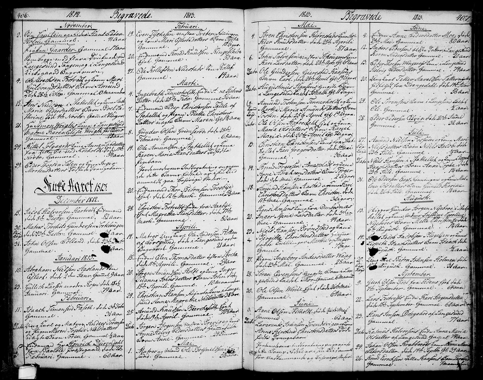 Bamble kirkebøker, SAKO/A-253/F/Fa/L0002: Parish register (official) no. I 2, 1775-1814, p. 406-407