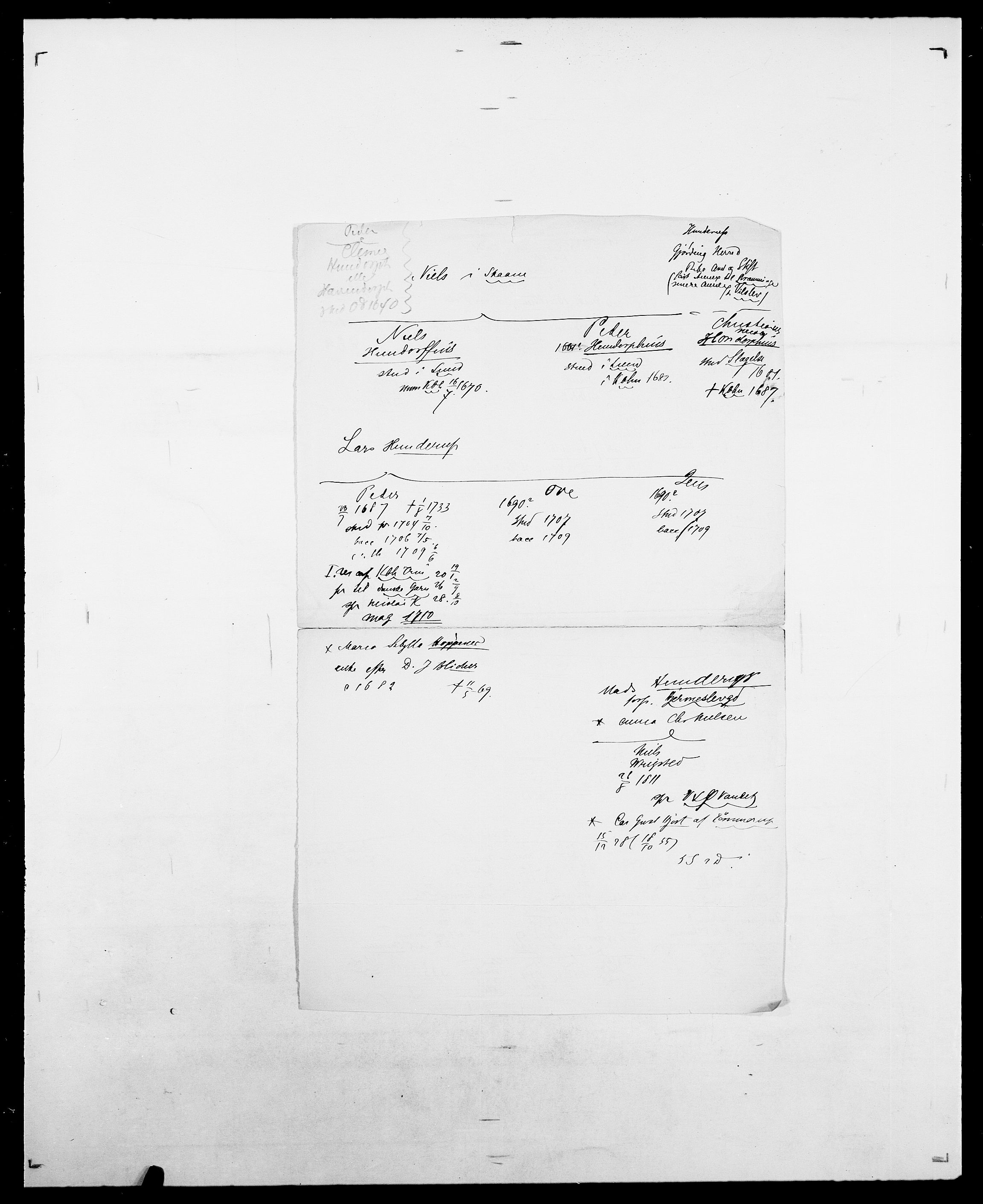 Delgobe, Charles Antoine - samling, AV/SAO-PAO-0038/D/Da/L0019: van der Hude - Joys, p. 70