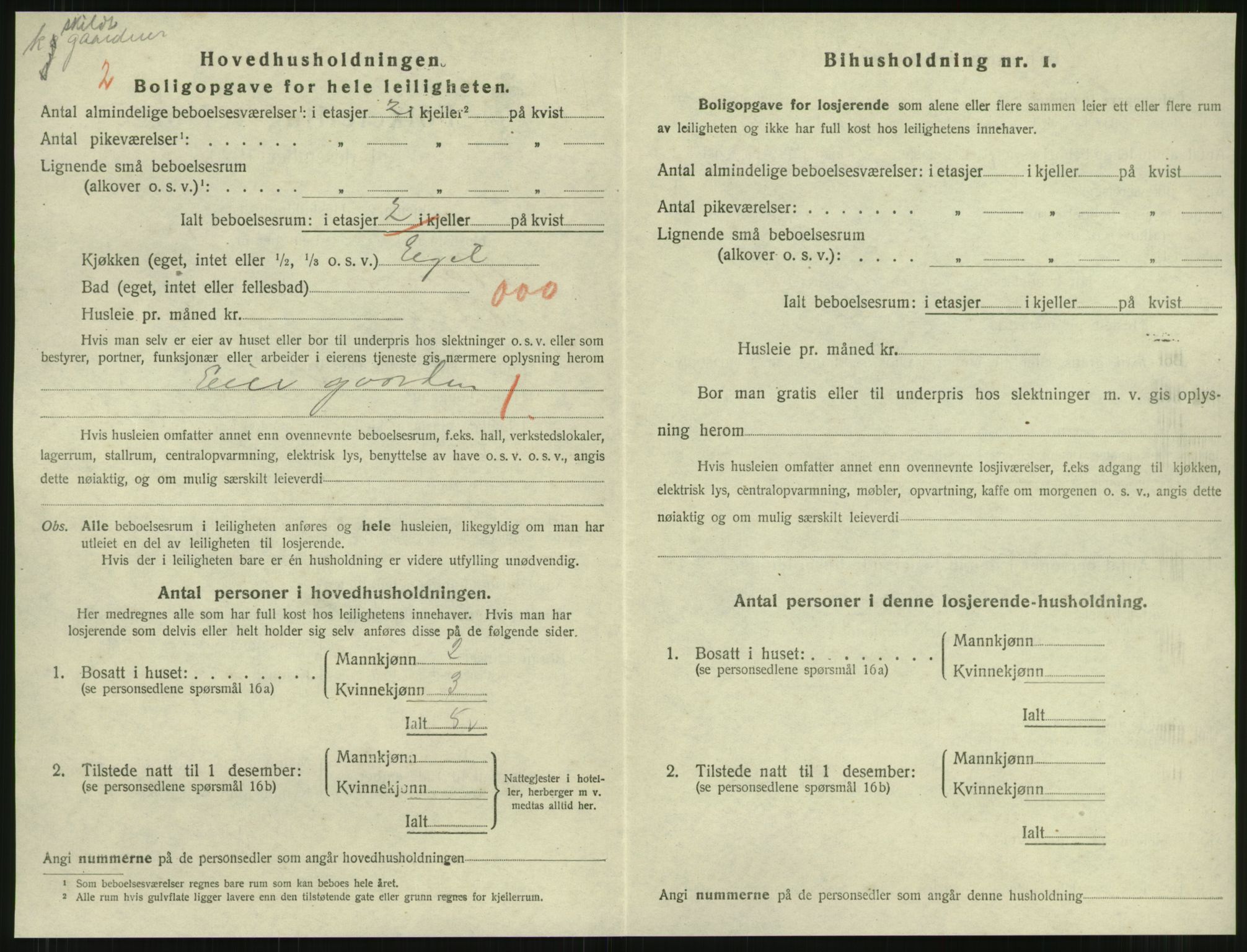 SAT, 1920 census for Namsos, 1920, p. 1076