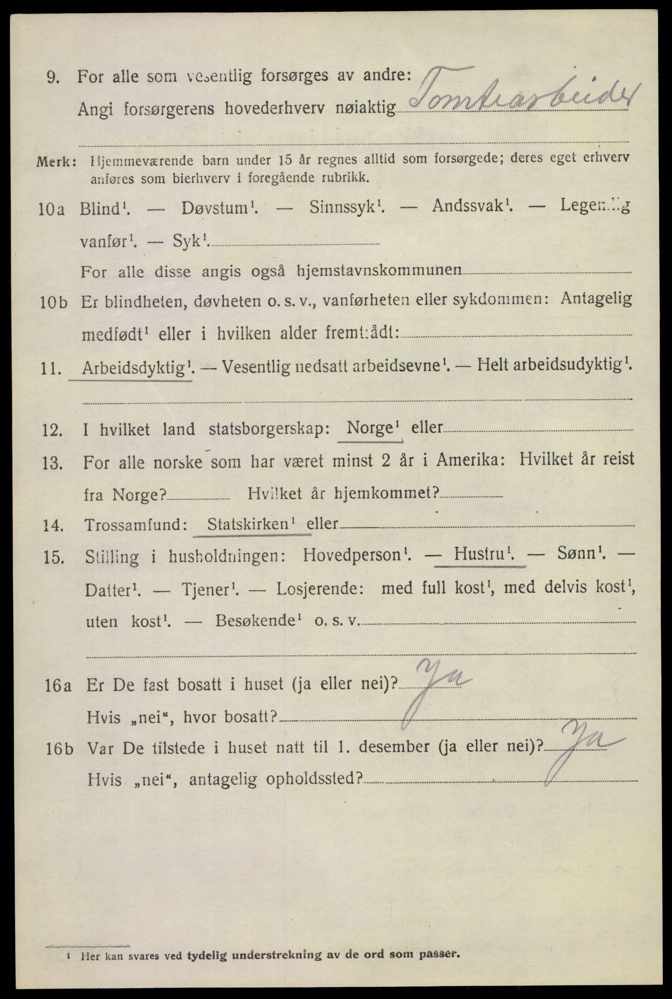 SAKO, 1920 census for Ytre Sandsvær, 1920, p. 4745