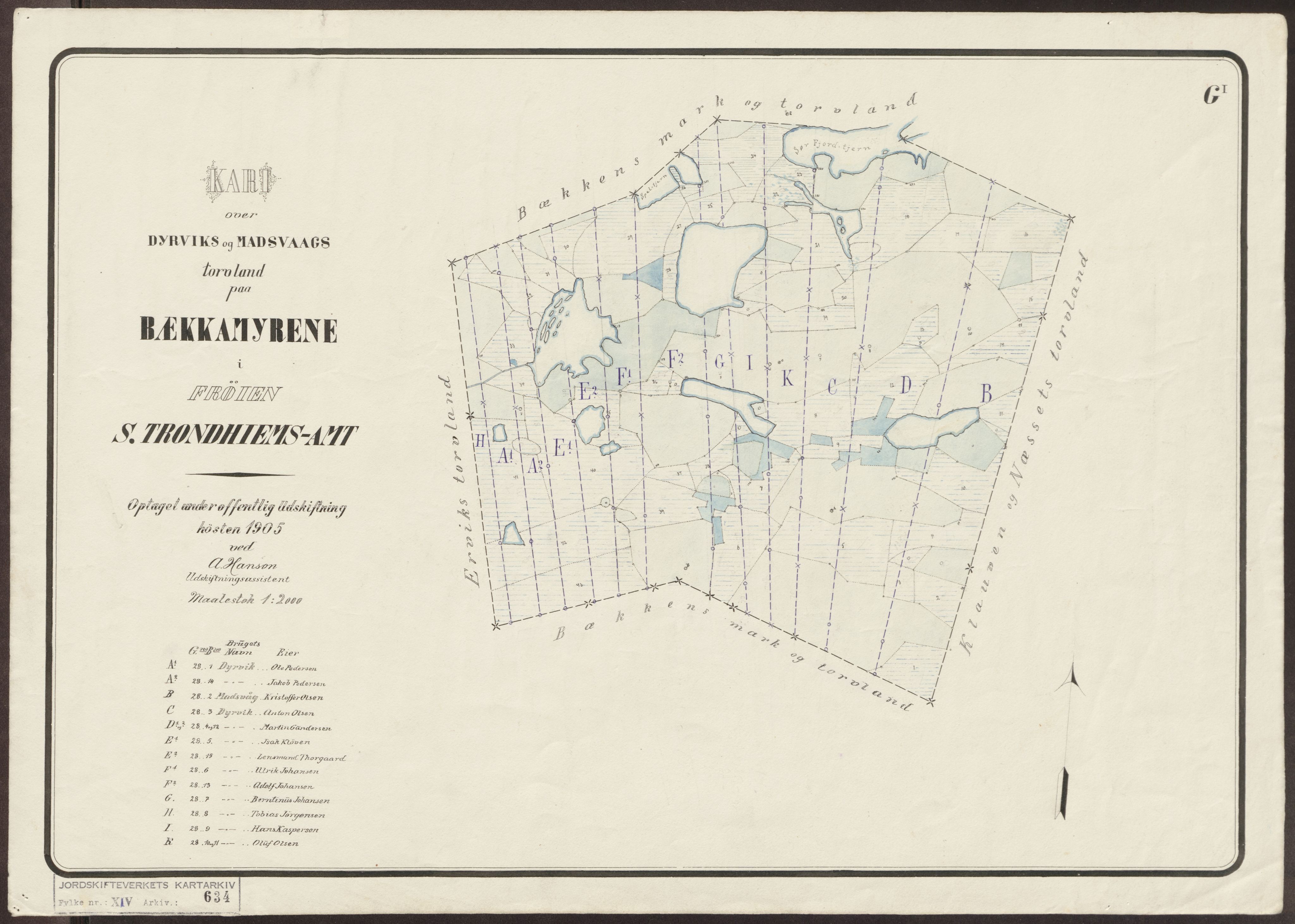 Jordskifteverkets kartarkiv, AV/RA-S-3929/T, 1859-1988, p. 898