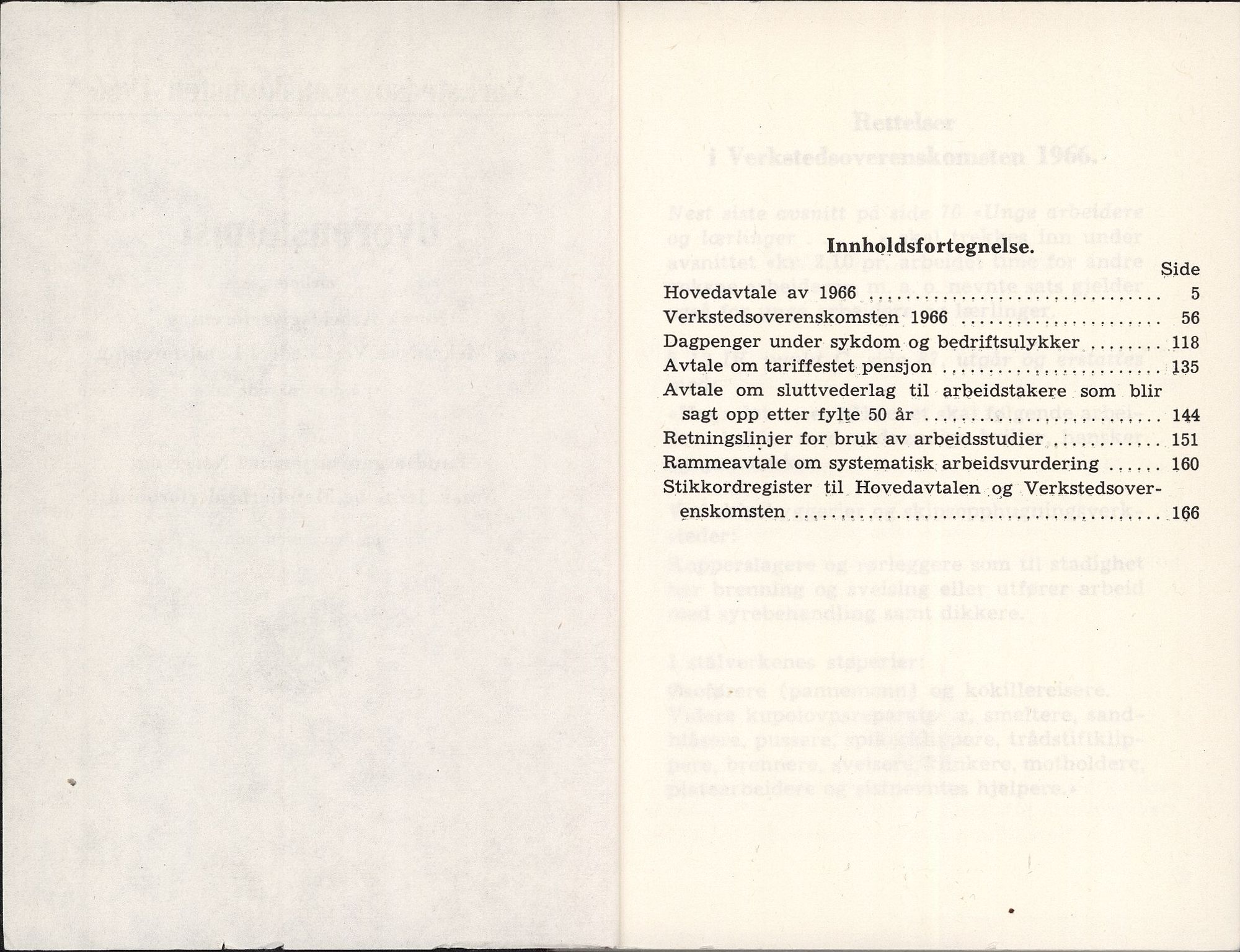 Norsk jern- og metallarbeiderforbund, AAB/ARK-1659/O/L0001/0033: Verkstedsoverenskomsten / Verkstedsoverenskomsten, 1966