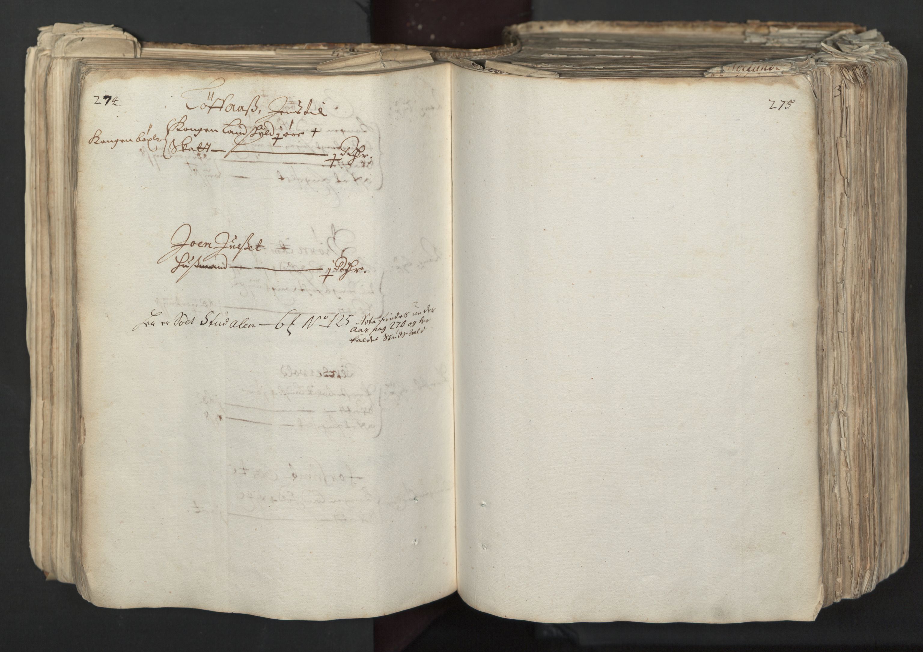Rentekammeret inntil 1814, Realistisk ordnet avdeling, RA/EA-4070/L/L0027: Trondheim lagdømme:, 1661, p. 274-275