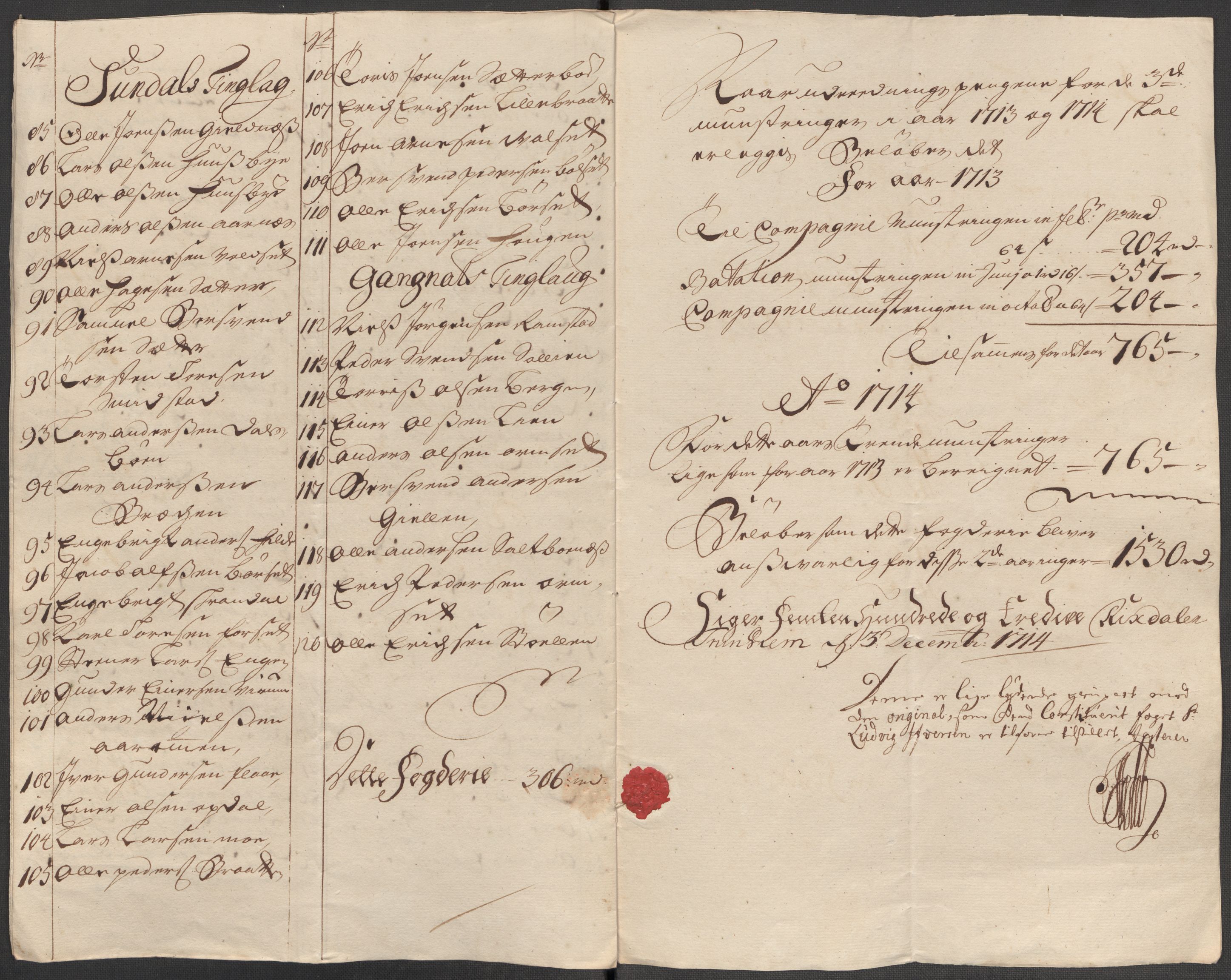 Rentekammeret inntil 1814, Reviderte regnskaper, Fogderegnskap, RA/EA-4092/R56/L3748: Fogderegnskap Nordmøre, 1714-1715, p. 129