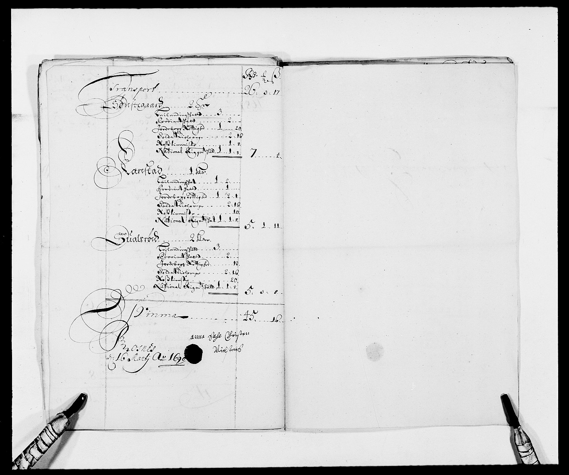 Rentekammeret inntil 1814, Reviderte regnskaper, Fogderegnskap, AV/RA-EA-4092/R01/L0008: Fogderegnskap Idd og Marker, 1689, p. 339