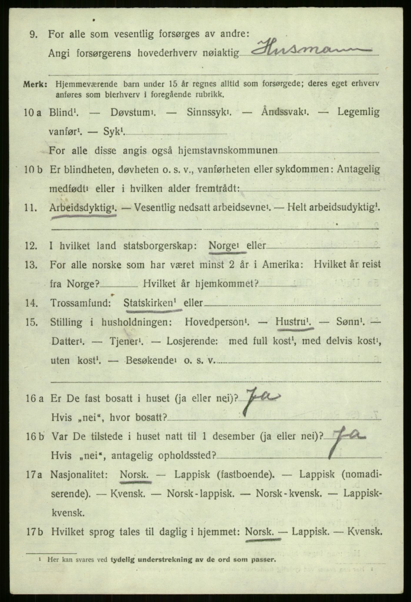 SATØ, 1920 census for Sørreisa, 1920, p. 3352