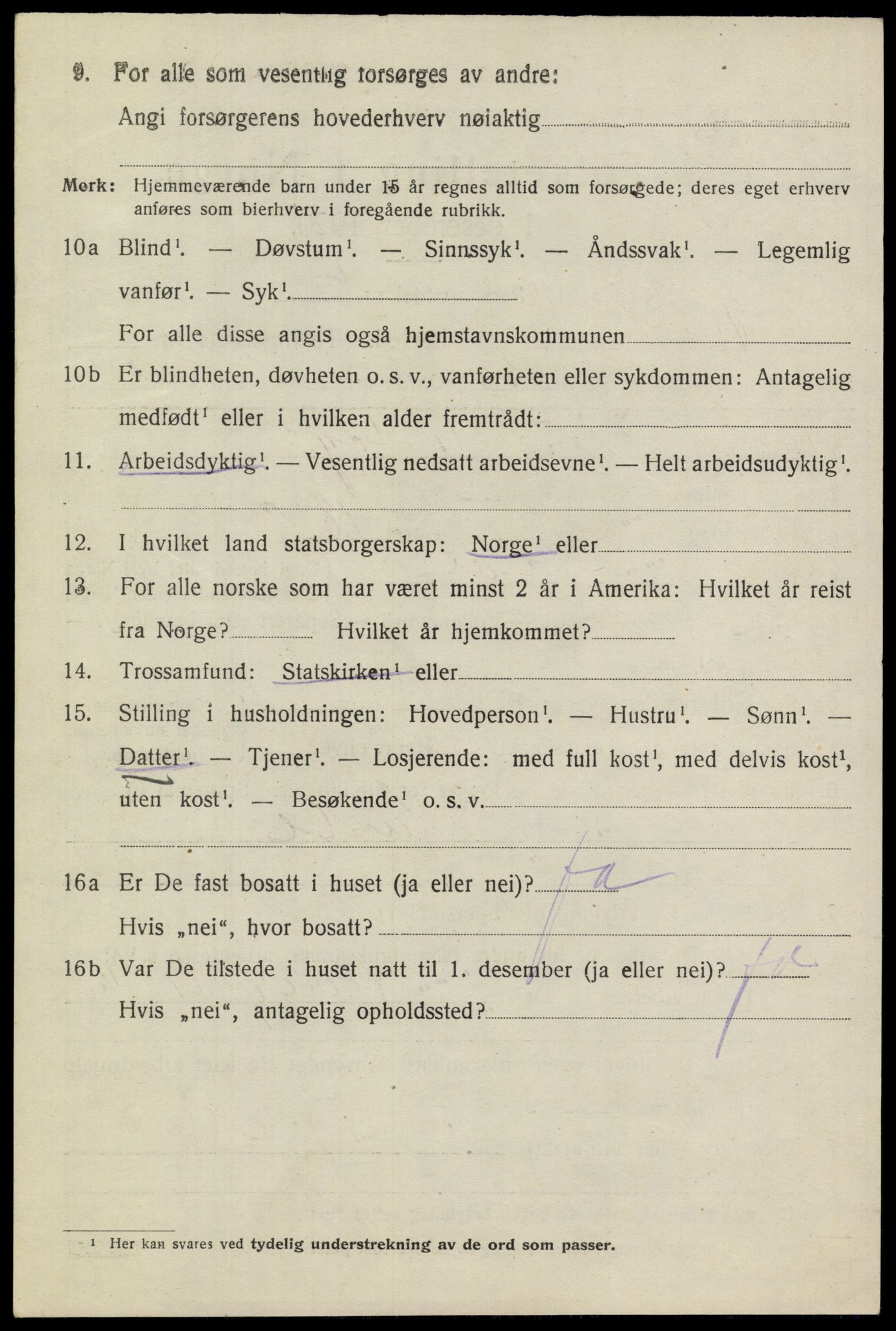 SAKO, 1920 census for Heddal, 1920, p. 3645